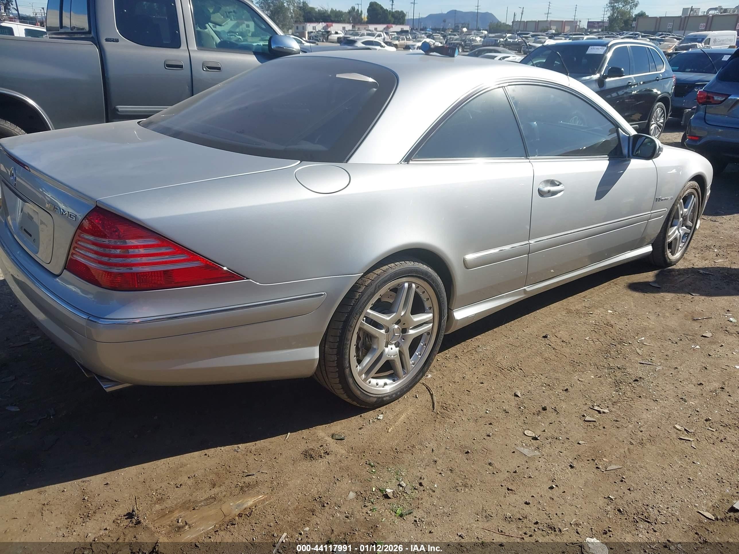 2006 Mercedes-benz Cl 55 Amg   Silver vin: WDBPJ74JX6A047254