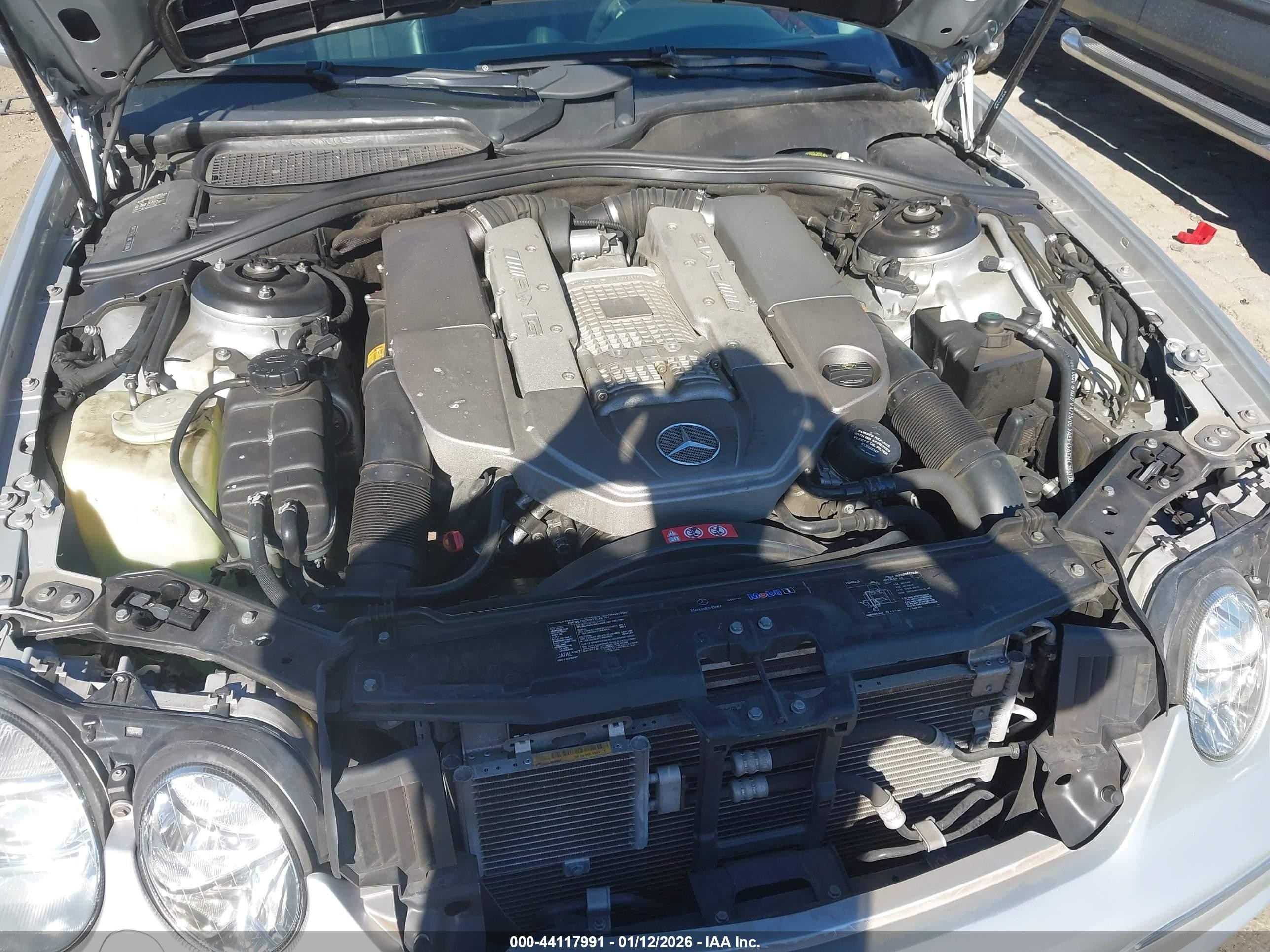 2006 Mercedes-benz Cl 55 Amg   Silver vin: WDBPJ74JX6A047254
