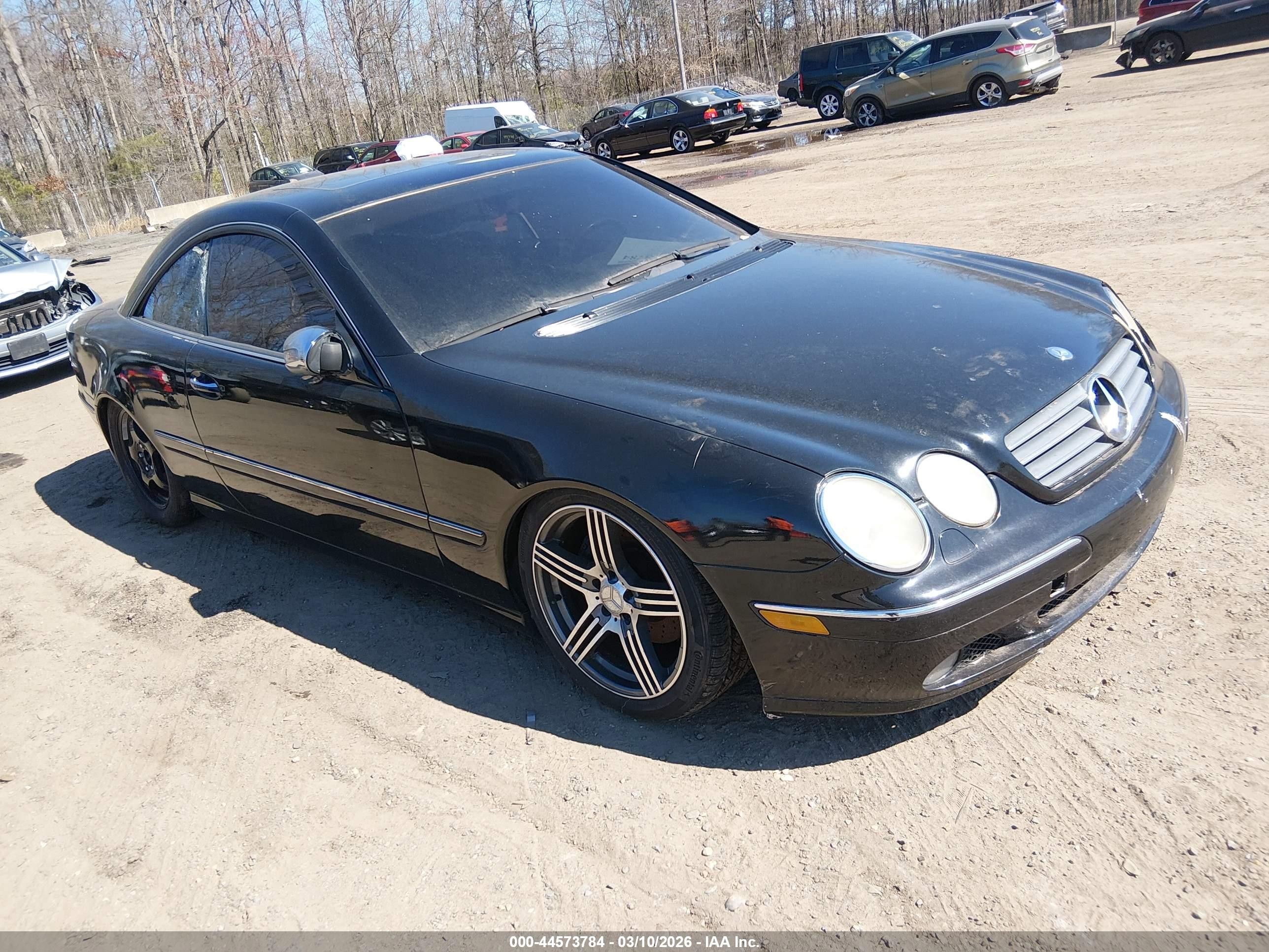 2002 Mercedes-benz Cl 500   Черный vin: WDBPJ75J02A028608