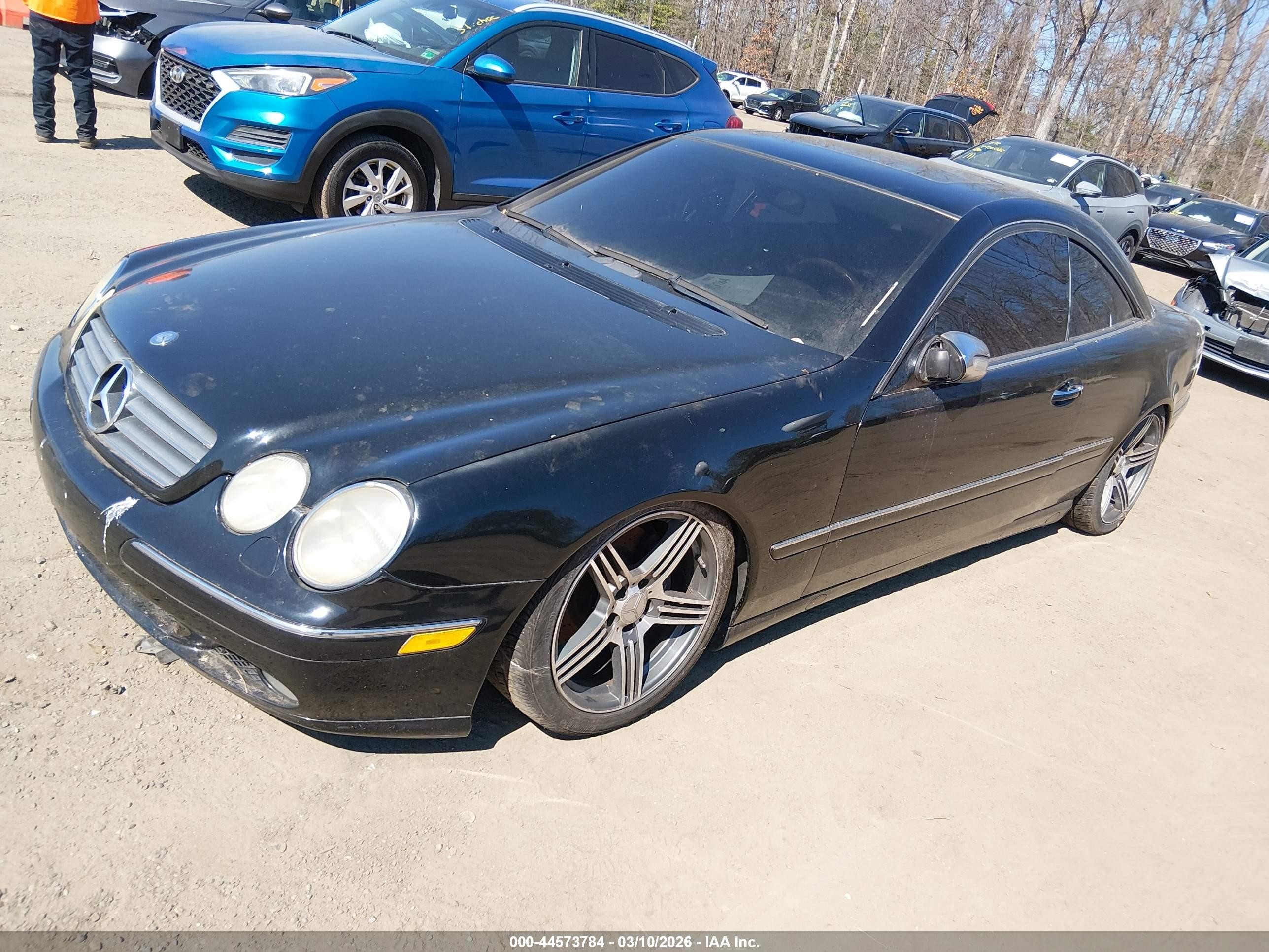 2002 Mercedes-benz Cl 500   Черный vin: WDBPJ75J02A028608
