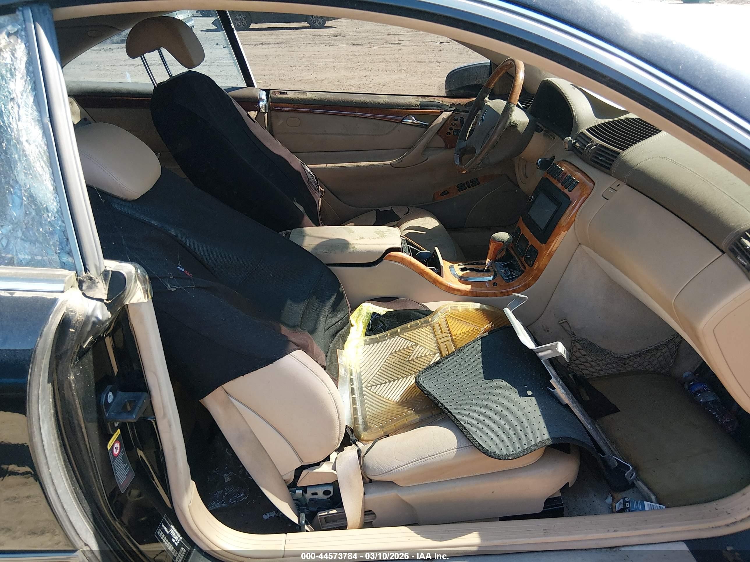2002 Mercedes-benz Cl 500   Черный vin: WDBPJ75J02A028608