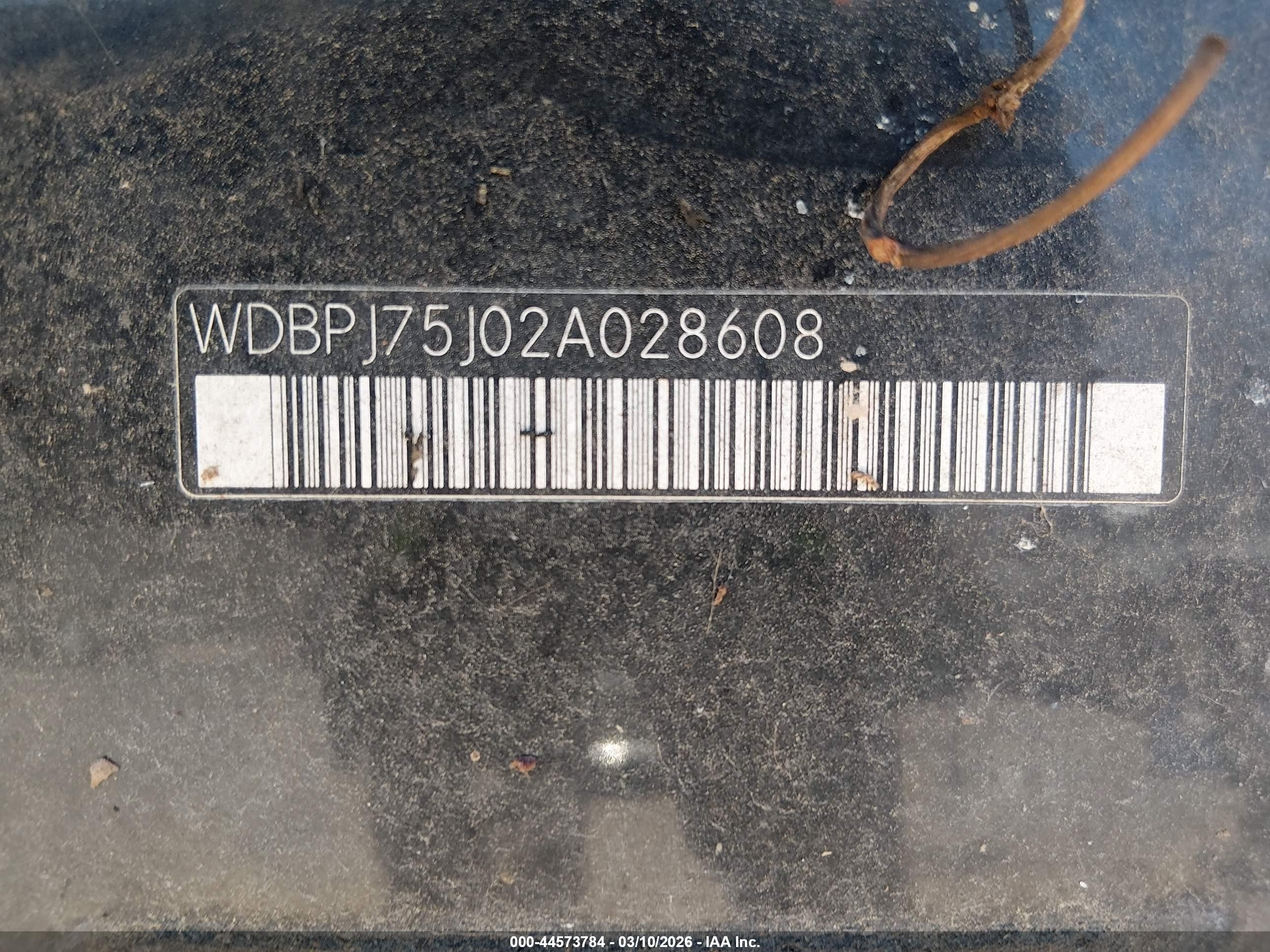 2002 Mercedes-benz Cl 500   Черный vin: WDBPJ75J02A028608