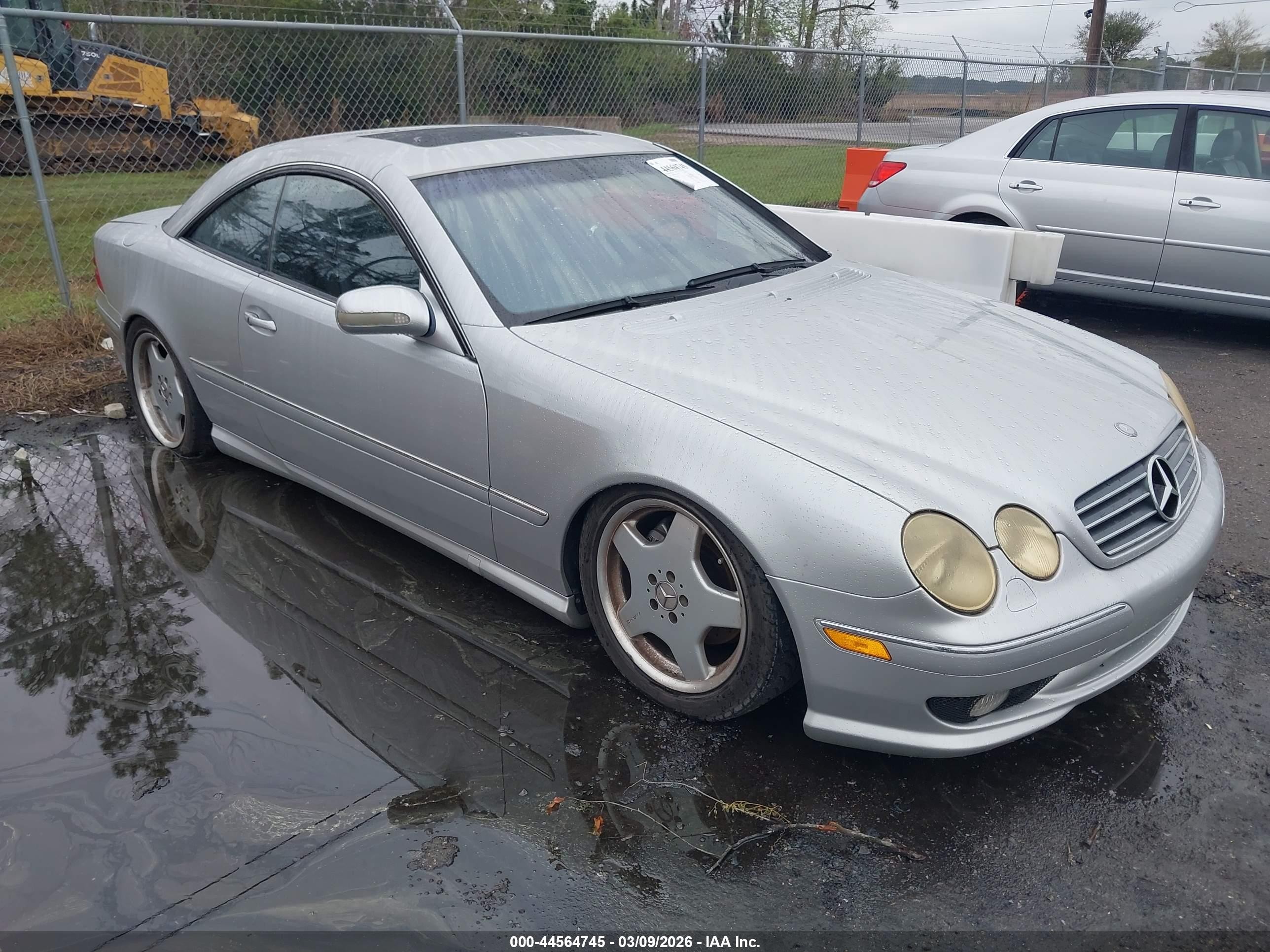 2002 Mercedes-benz Cl 500   Серебряный vin: WDBPJ75J02A029676