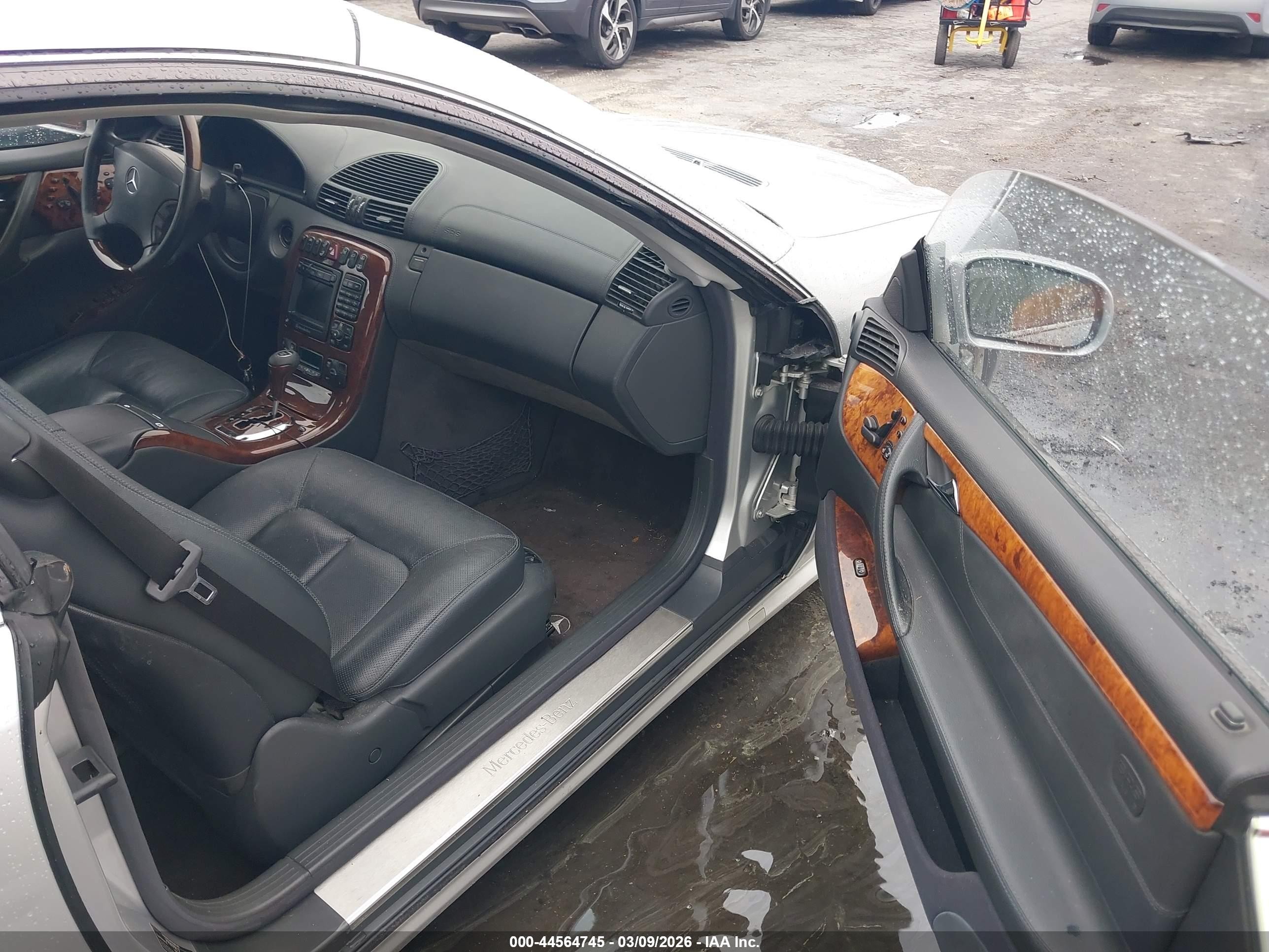 2002 Mercedes-benz Cl 500   Silver vin: WDBPJ75J02A029676