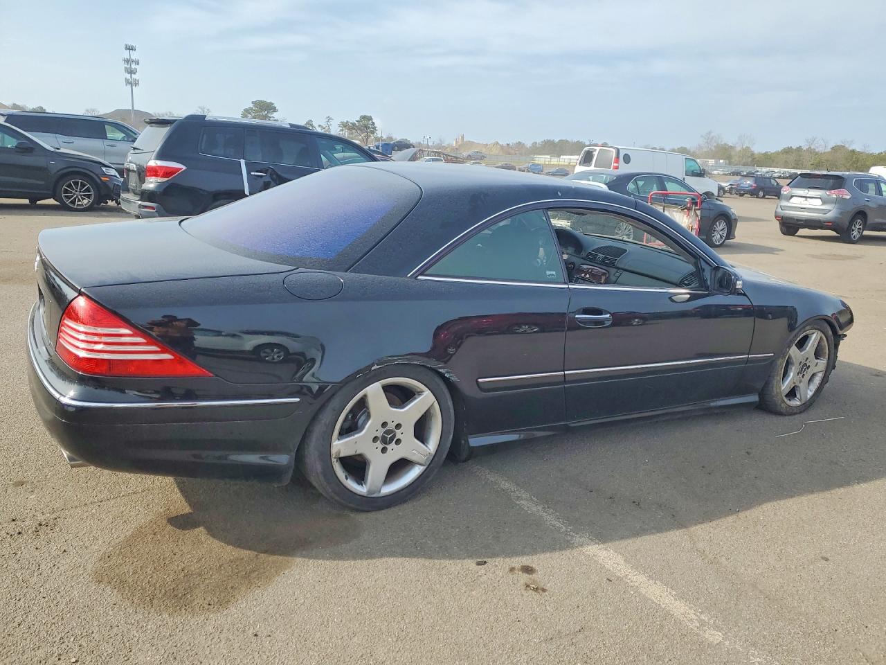 2003 Mercedes-benz Cl 500 Black vin: WDBPJ75J03A031414