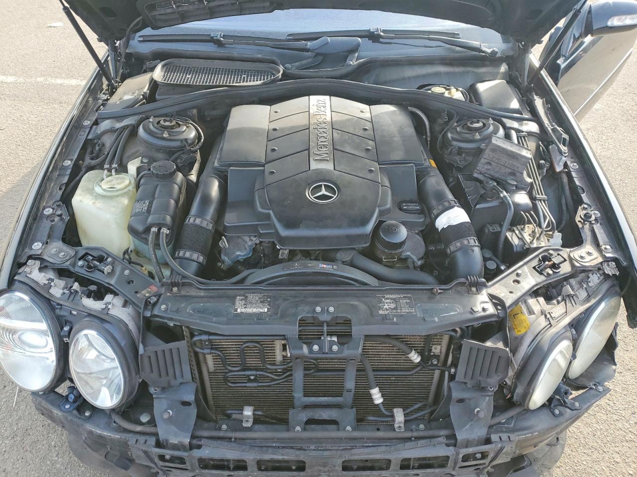 2003 Mercedes-benz Cl 500 Black vin: WDBPJ75J03A031414