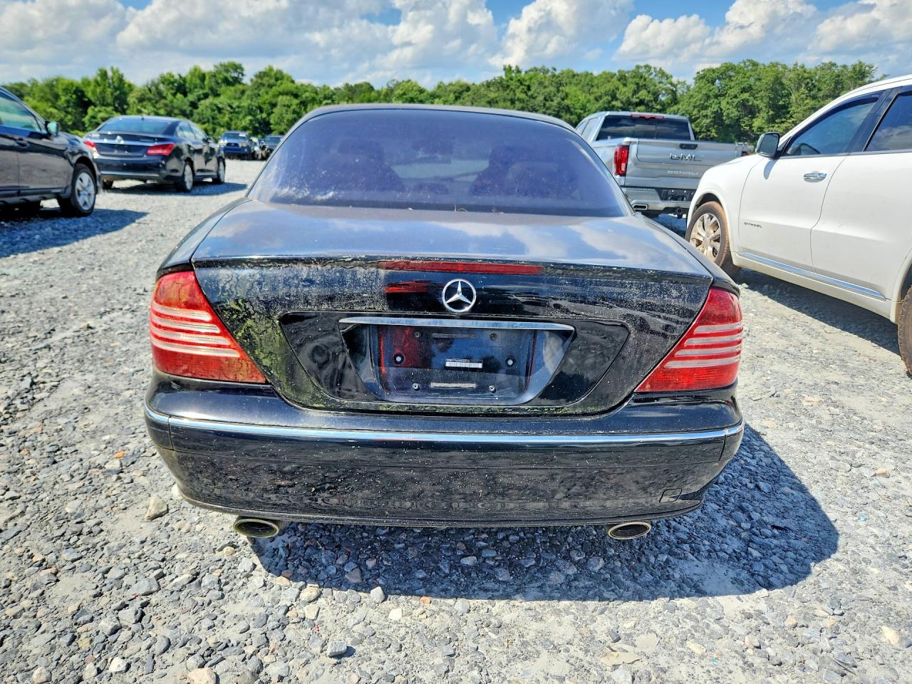 2003 Mercedes-benz Cl 500 Black vin: WDBPJ75J03A033910