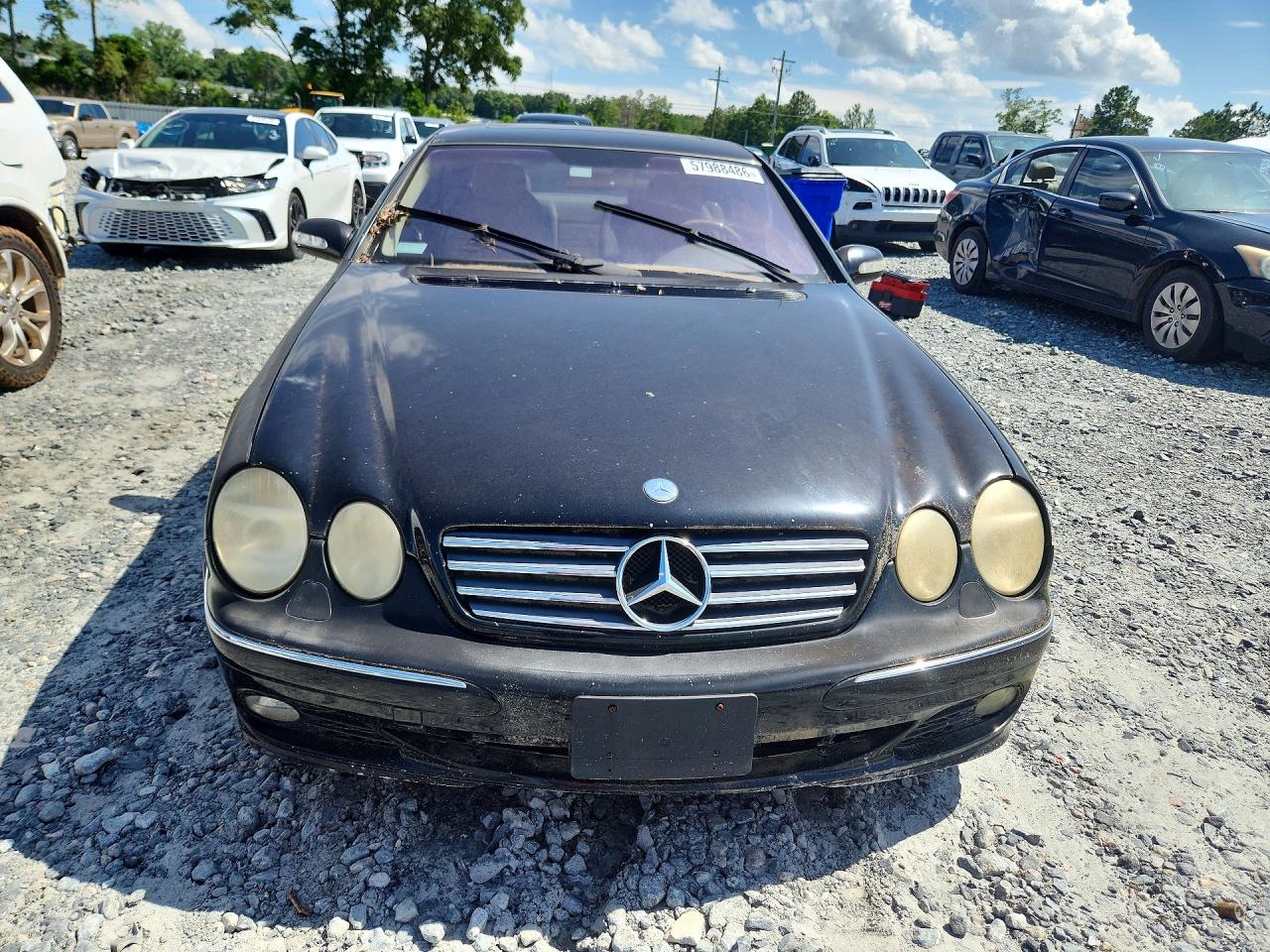 2003 Mercedes-benz Cl 500 Black vin: WDBPJ75J03A033910