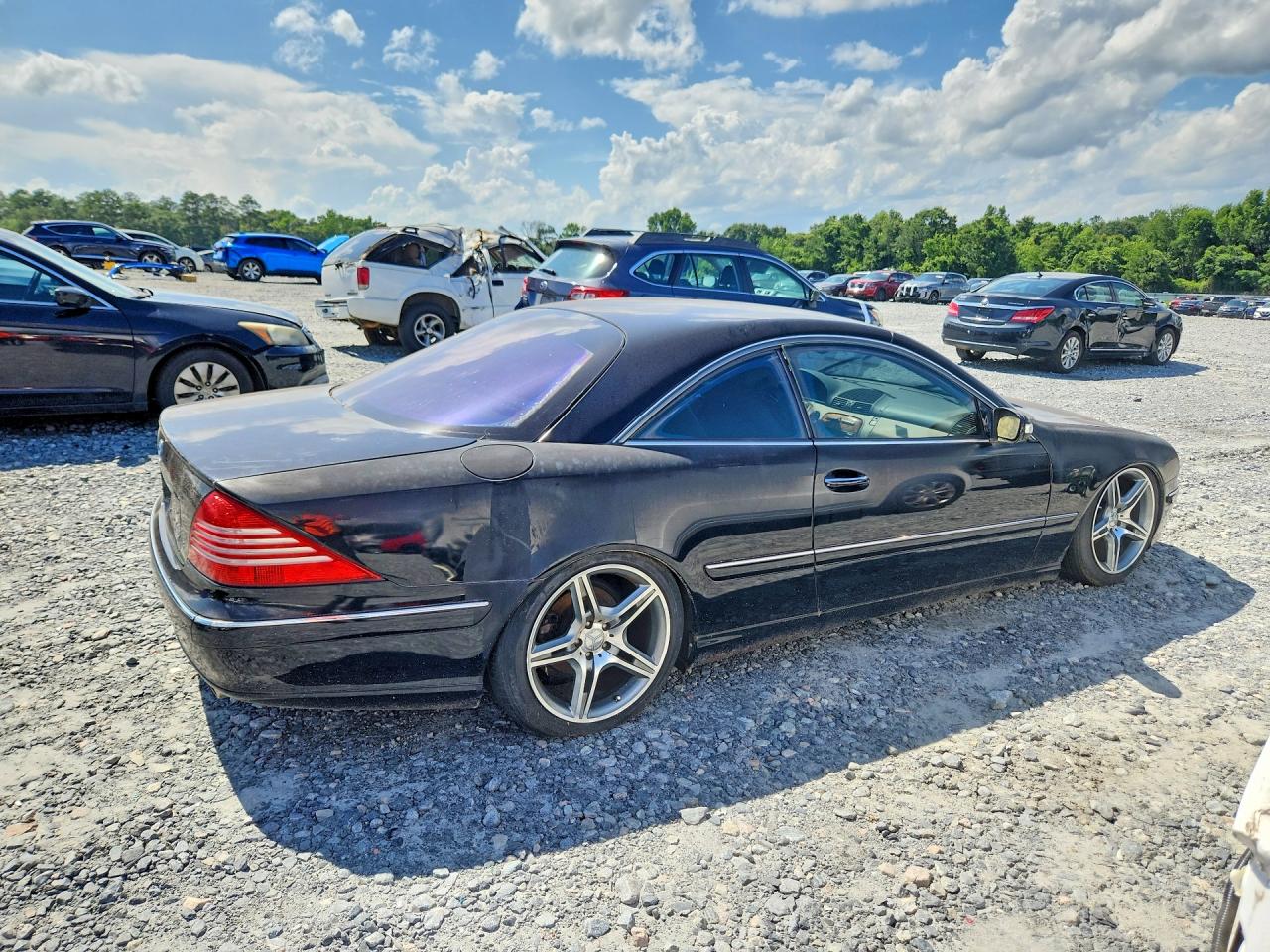2003 Mercedes-benz Cl 500 Black vin: WDBPJ75J03A033910
