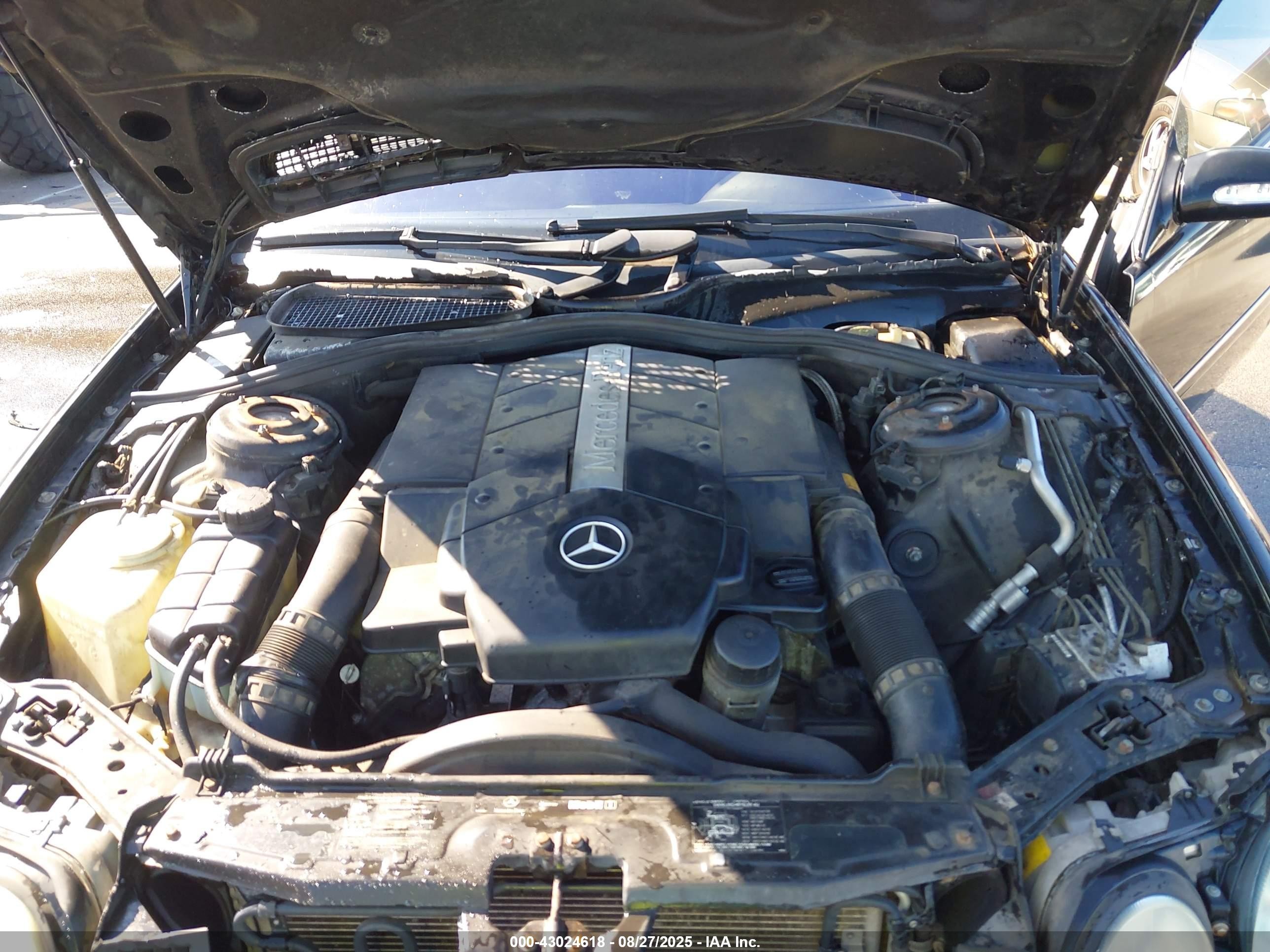 2004 Mercedes-benz Cl 500   Black vin: WDBPJ75J04A039725