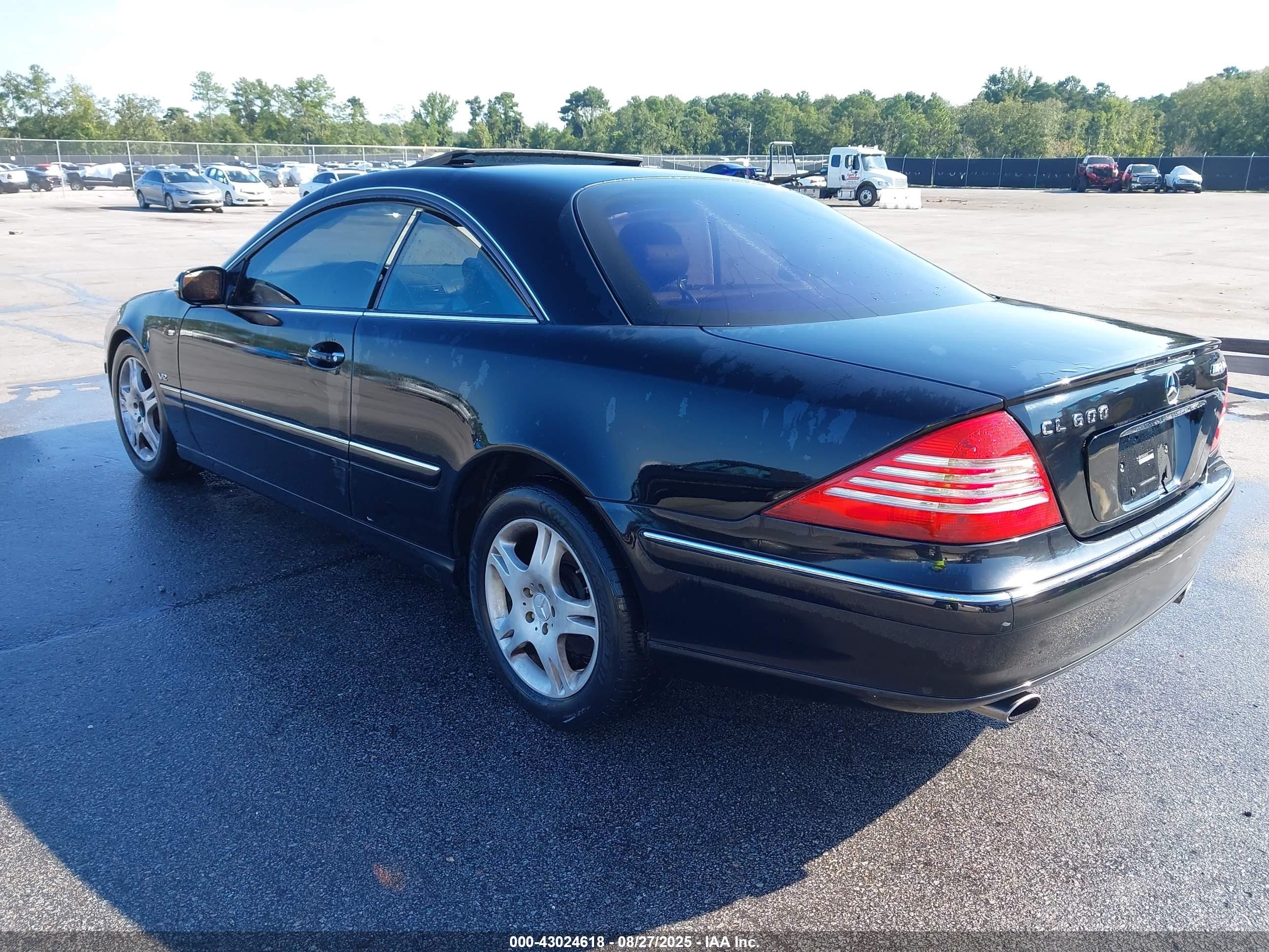 2004 Mercedes-benz Cl 500   Black vin: WDBPJ75J04A039725