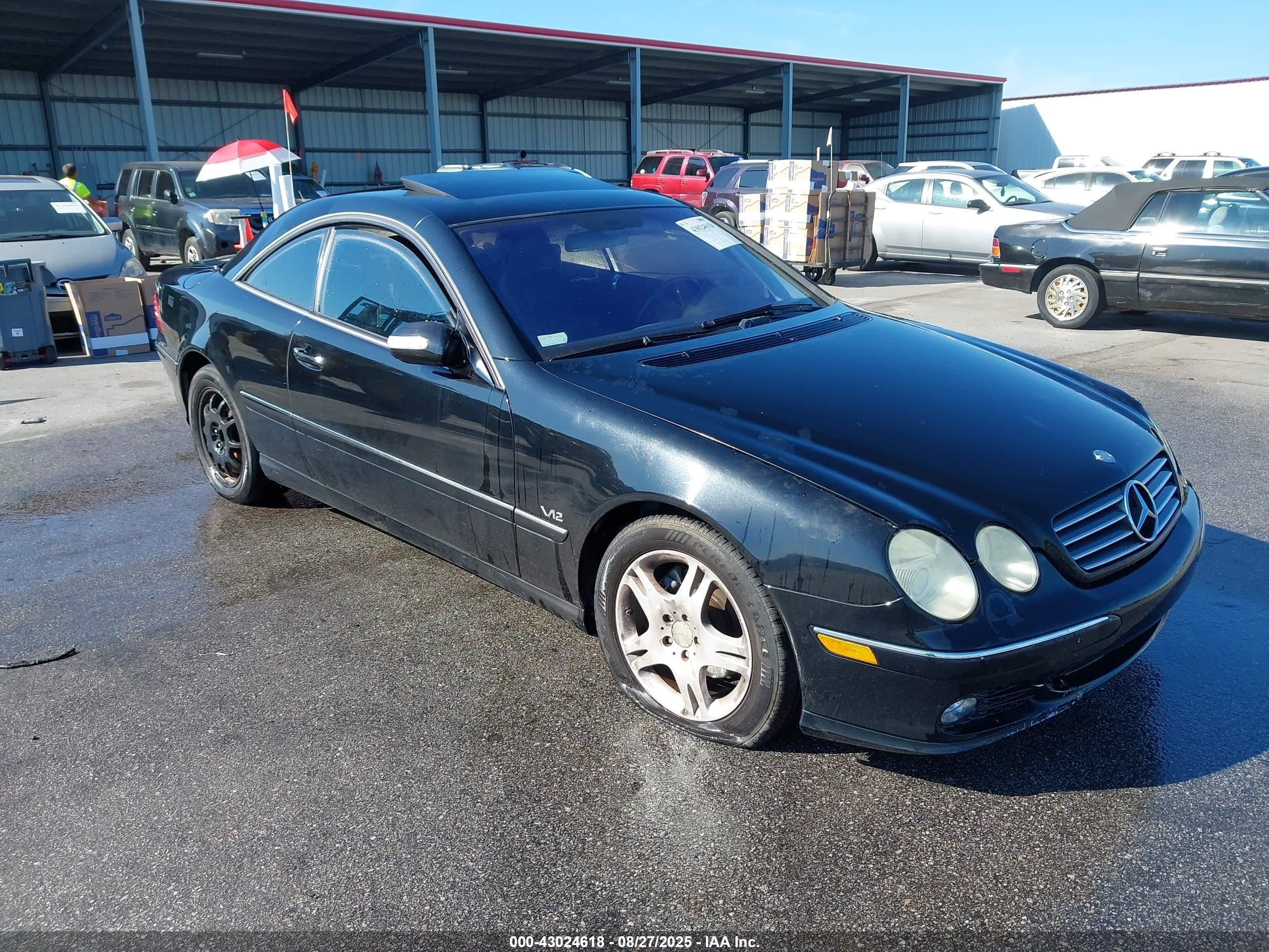 2004 Mercedes-benz Cl 500   Черный vin: WDBPJ75J04A039725