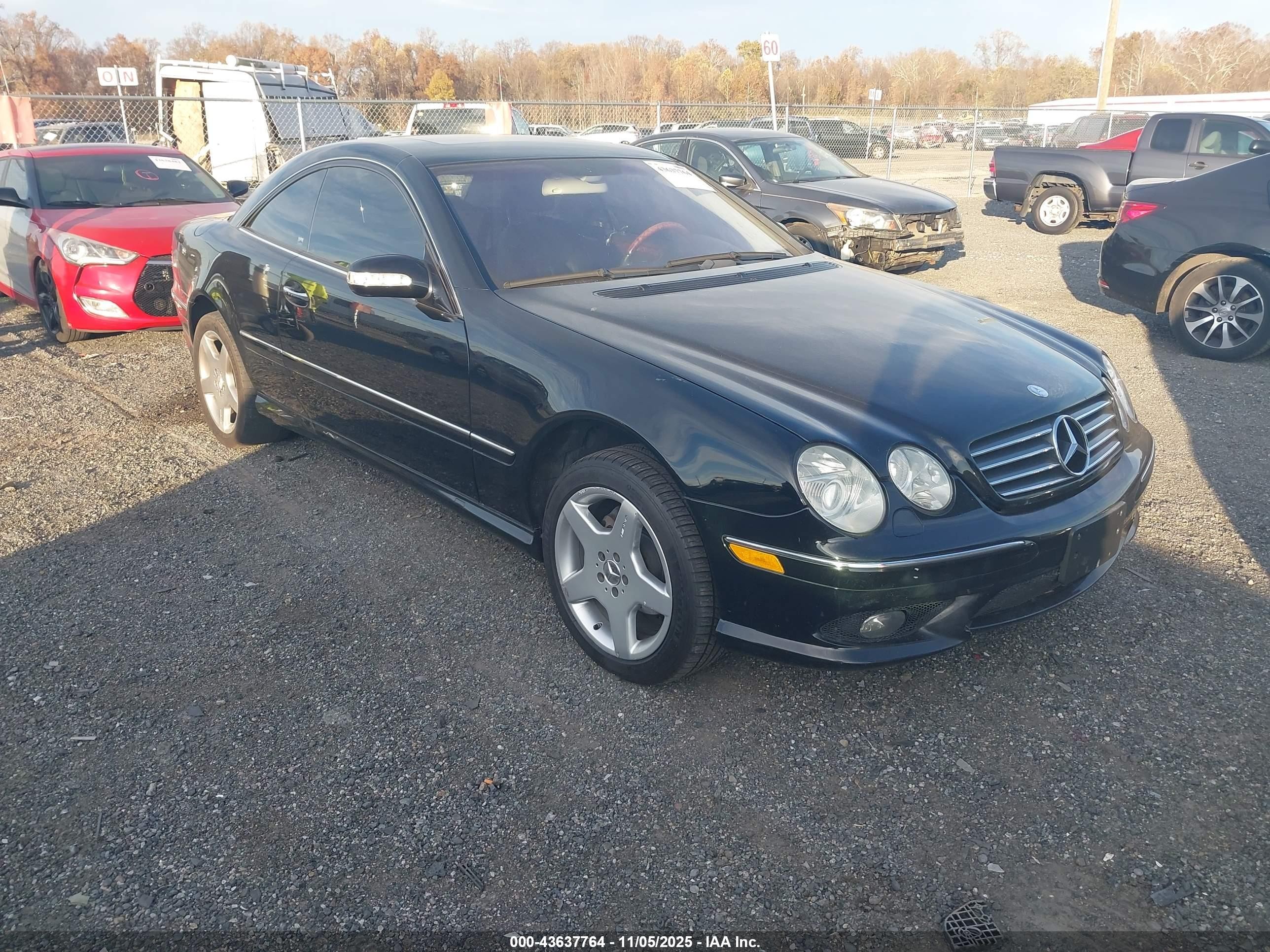 2004 Mercedes-benz Cl 500   Черный vin: WDBPJ75J04A039921