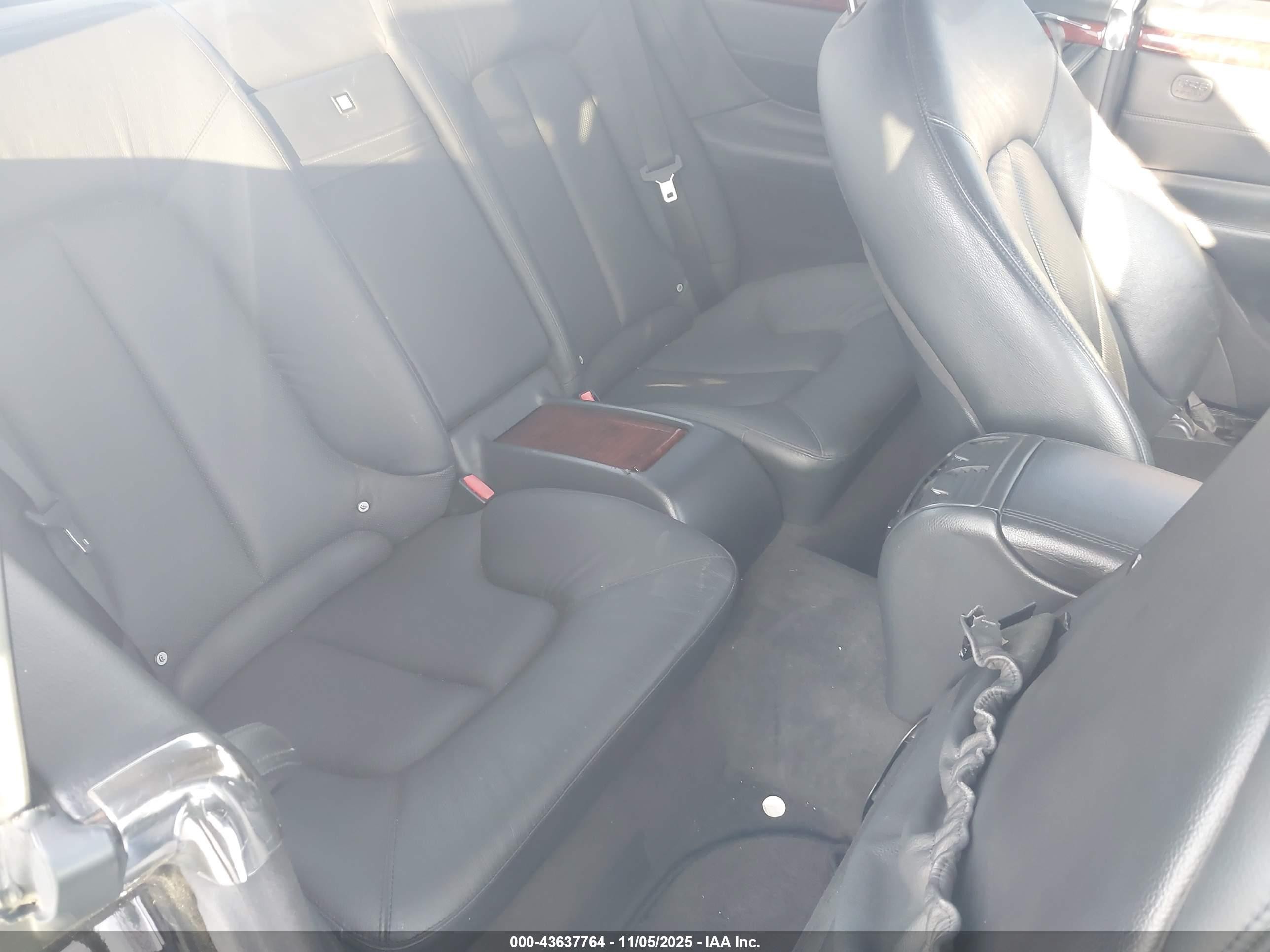 2004 Mercedes-benz Cl 500   Black vin: WDBPJ75J04A039921