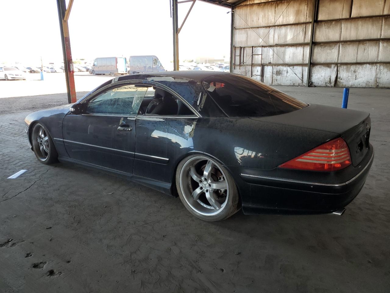 2006 Mercedes-benz Cl 500 Black vin: WDBPJ75J06A046919