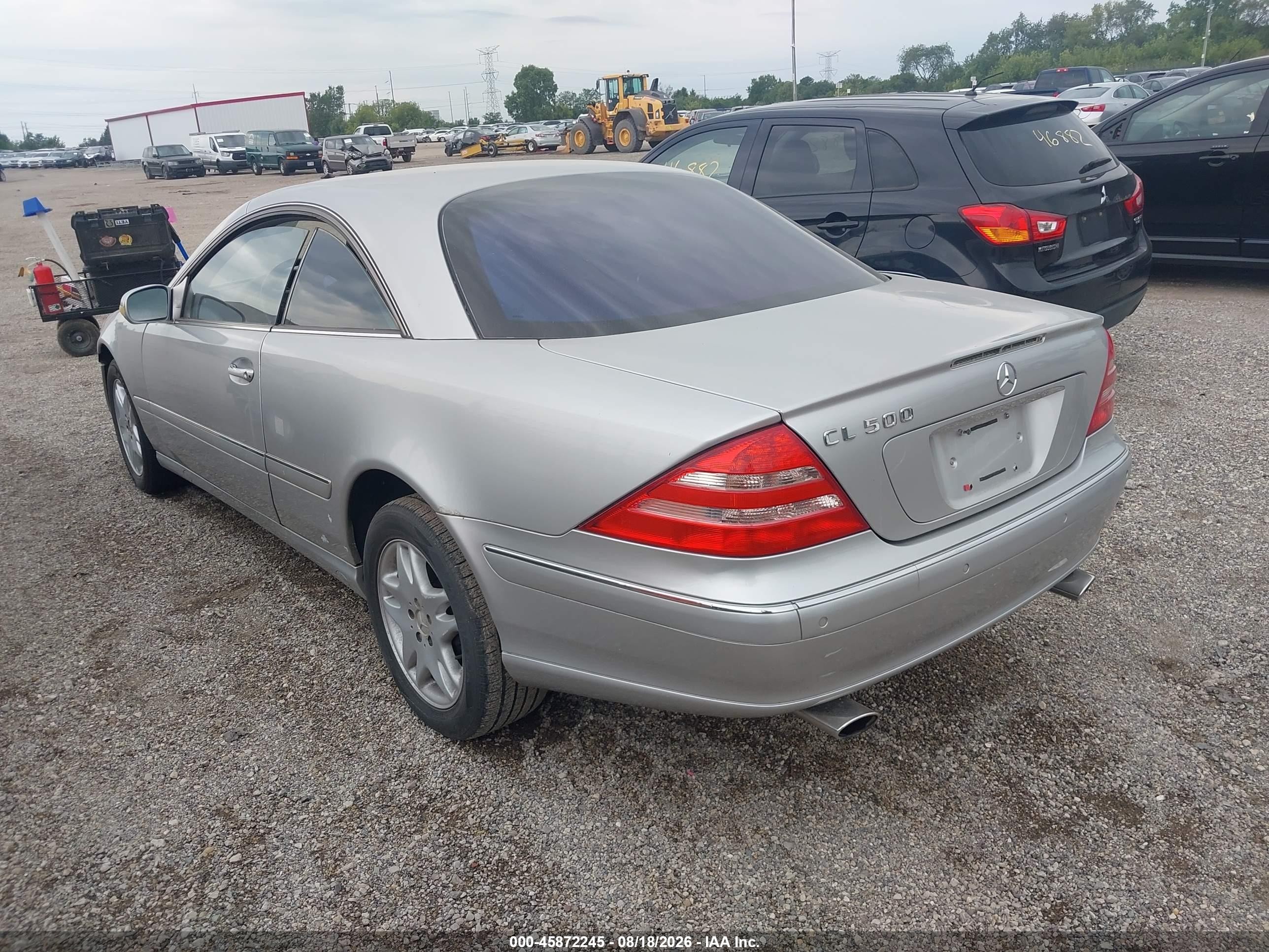 2000 Mercedes-benz Cl 500 Silver vin: WDBPJ75J0YA004222