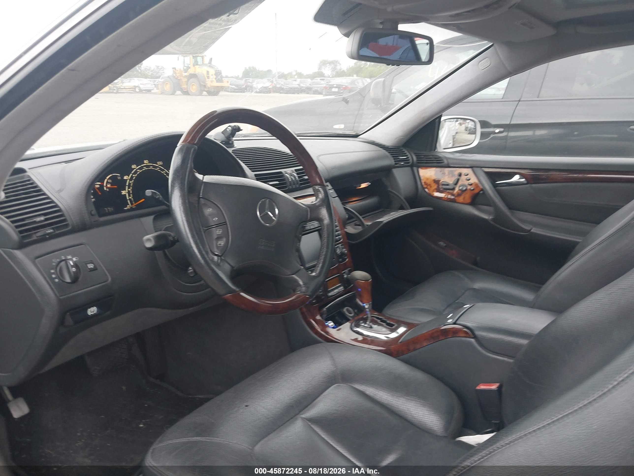 2000 Mercedes-benz Cl 500 Silver vin: WDBPJ75J0YA004222