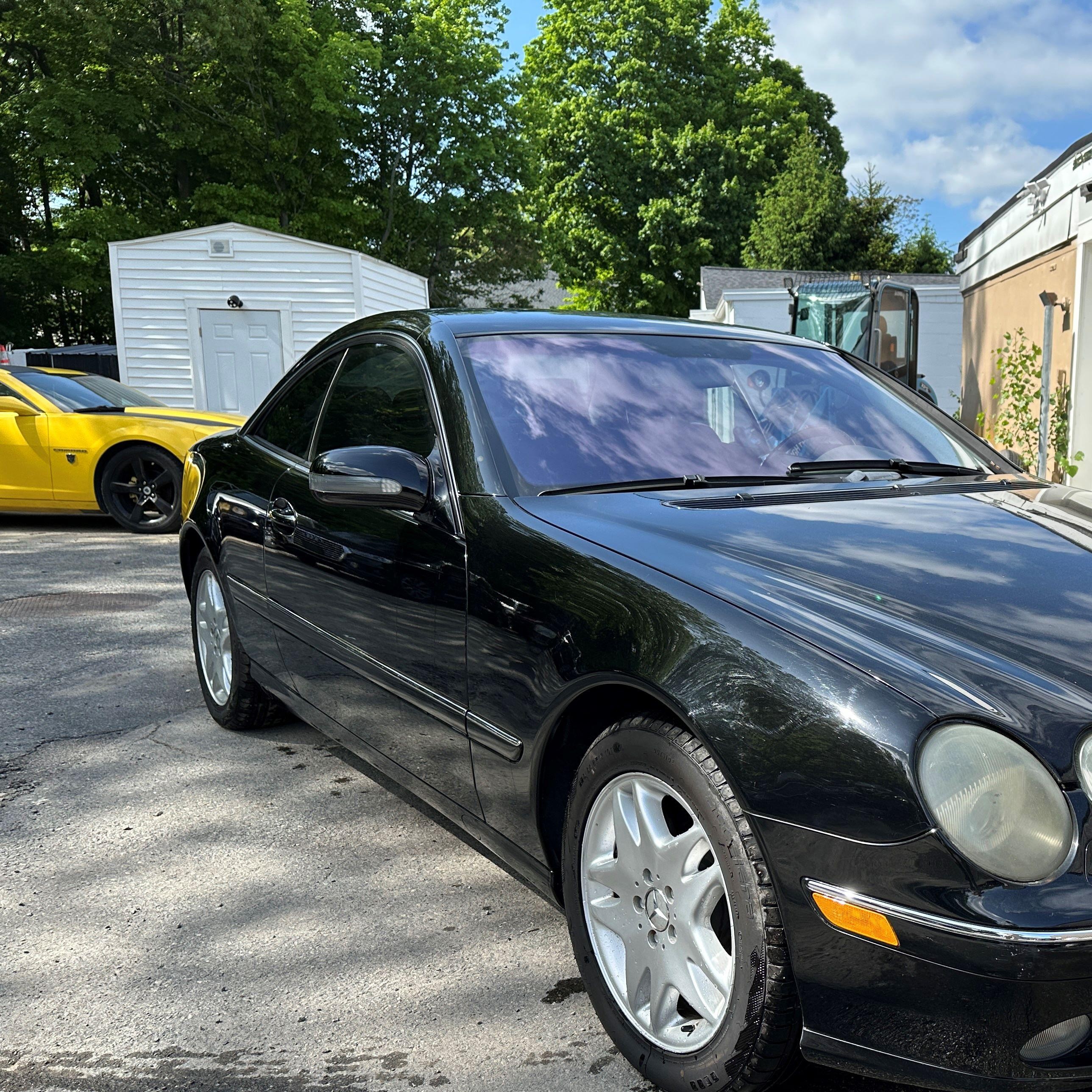 2002 Mercedes-benz Cl 500   Черный vin: WDBPJ75J12A028536