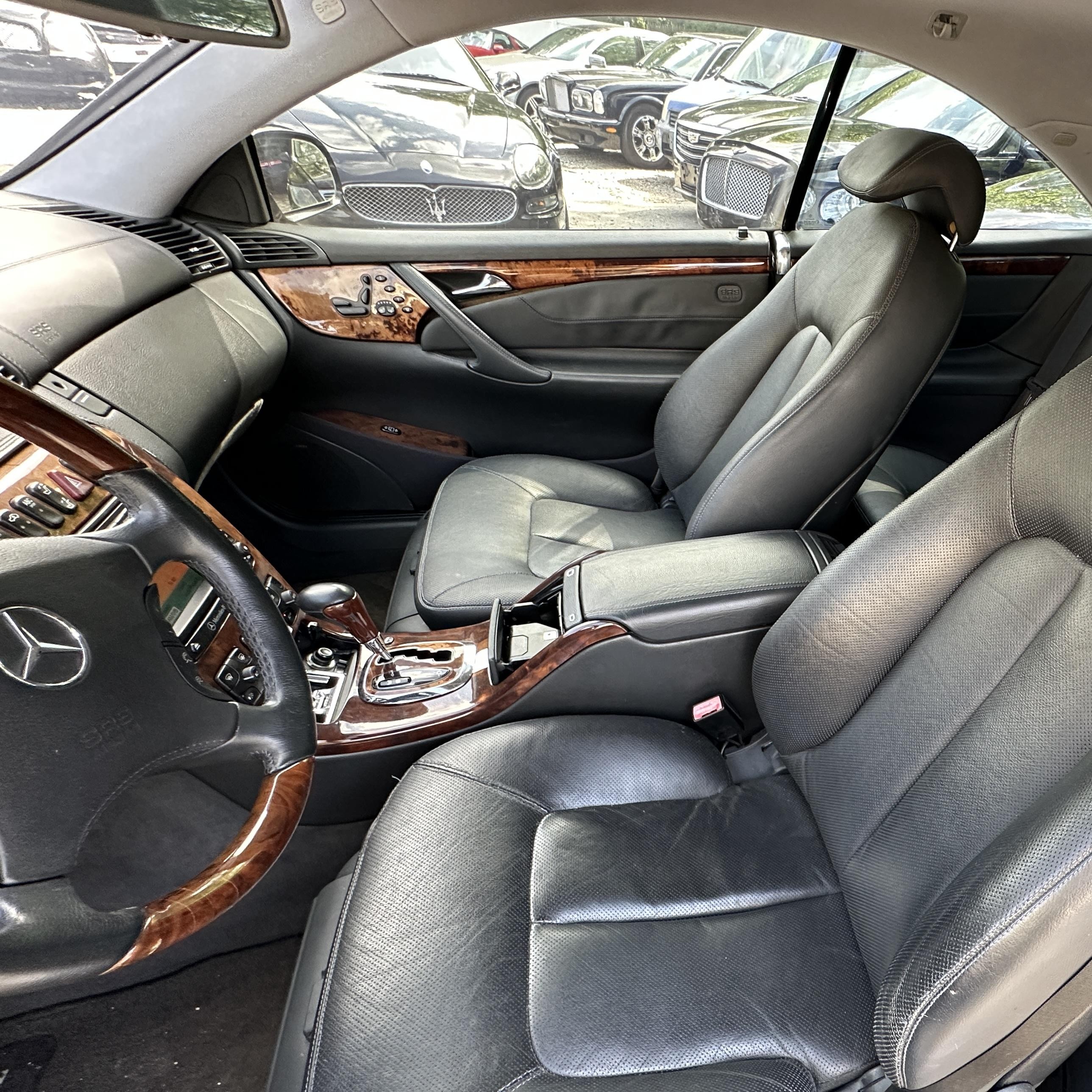 2002 Mercedes-benz Cl 500   Black vin: WDBPJ75J12A028536