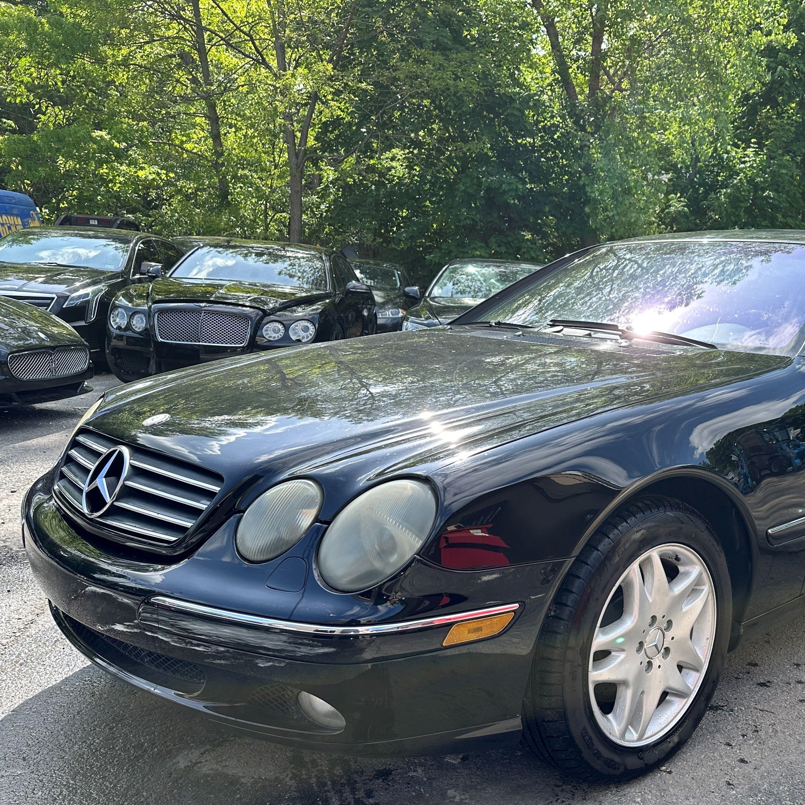 2002 Mercedes-benz Cl 500   Black vin: WDBPJ75J12A028536