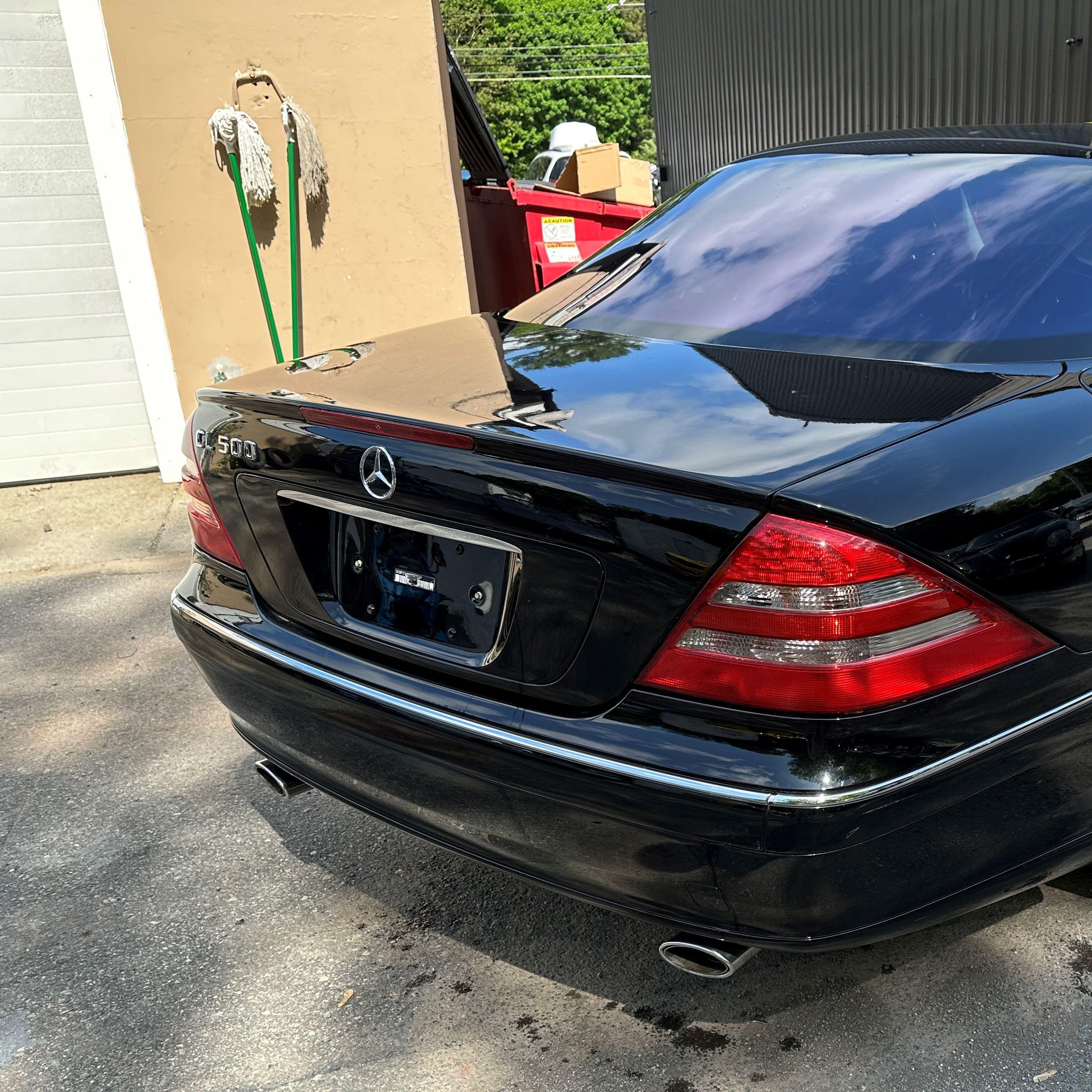 2002 Mercedes-benz Cl 500   Black vin: WDBPJ75J12A028536