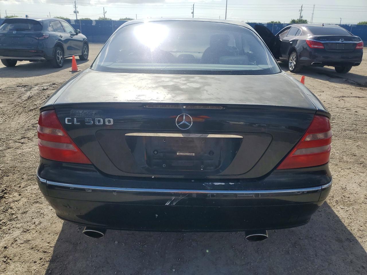 2002 Mercedes-benz Cl 500 Black vin: WDBPJ75J12A030755