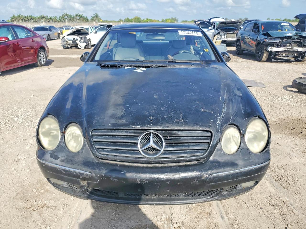 2002 Mercedes-benz Cl 500 Black vin: WDBPJ75J12A030755