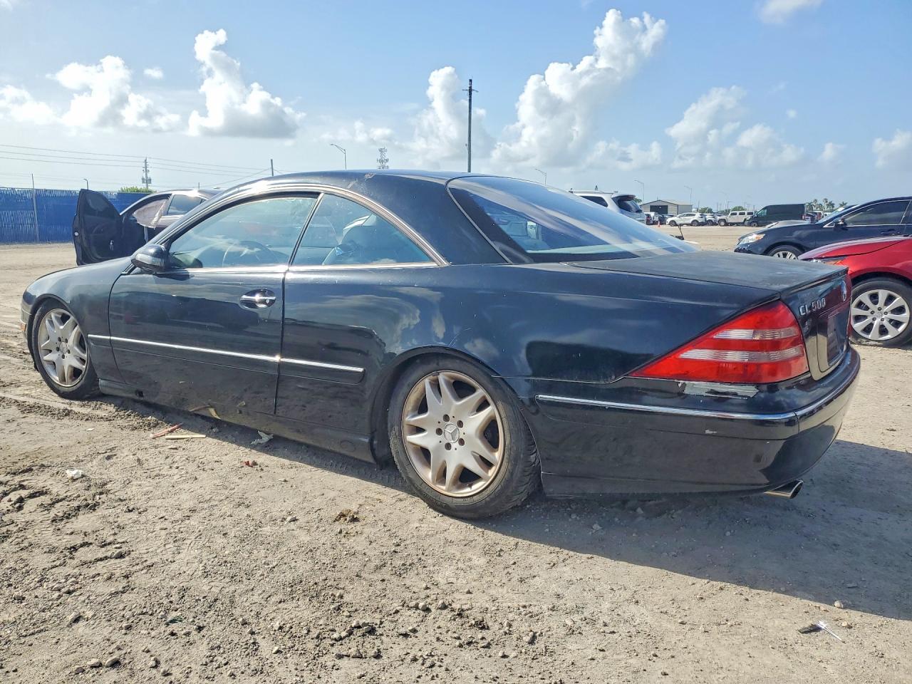 2002 Mercedes-benz Cl 500 Black vin: WDBPJ75J12A030755
