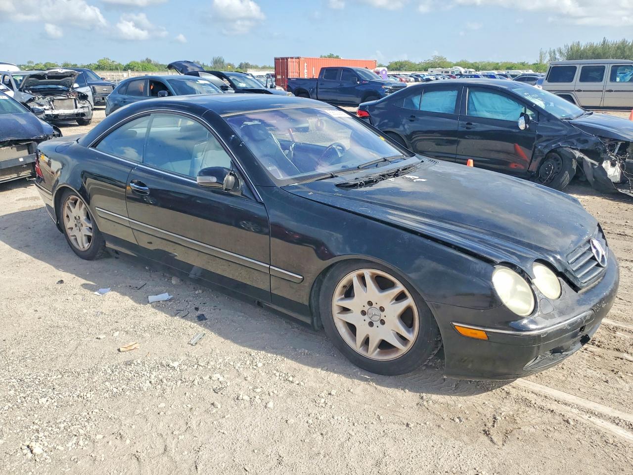 2002 Mercedes-benz Cl 500 Black vin: WDBPJ75J12A030755