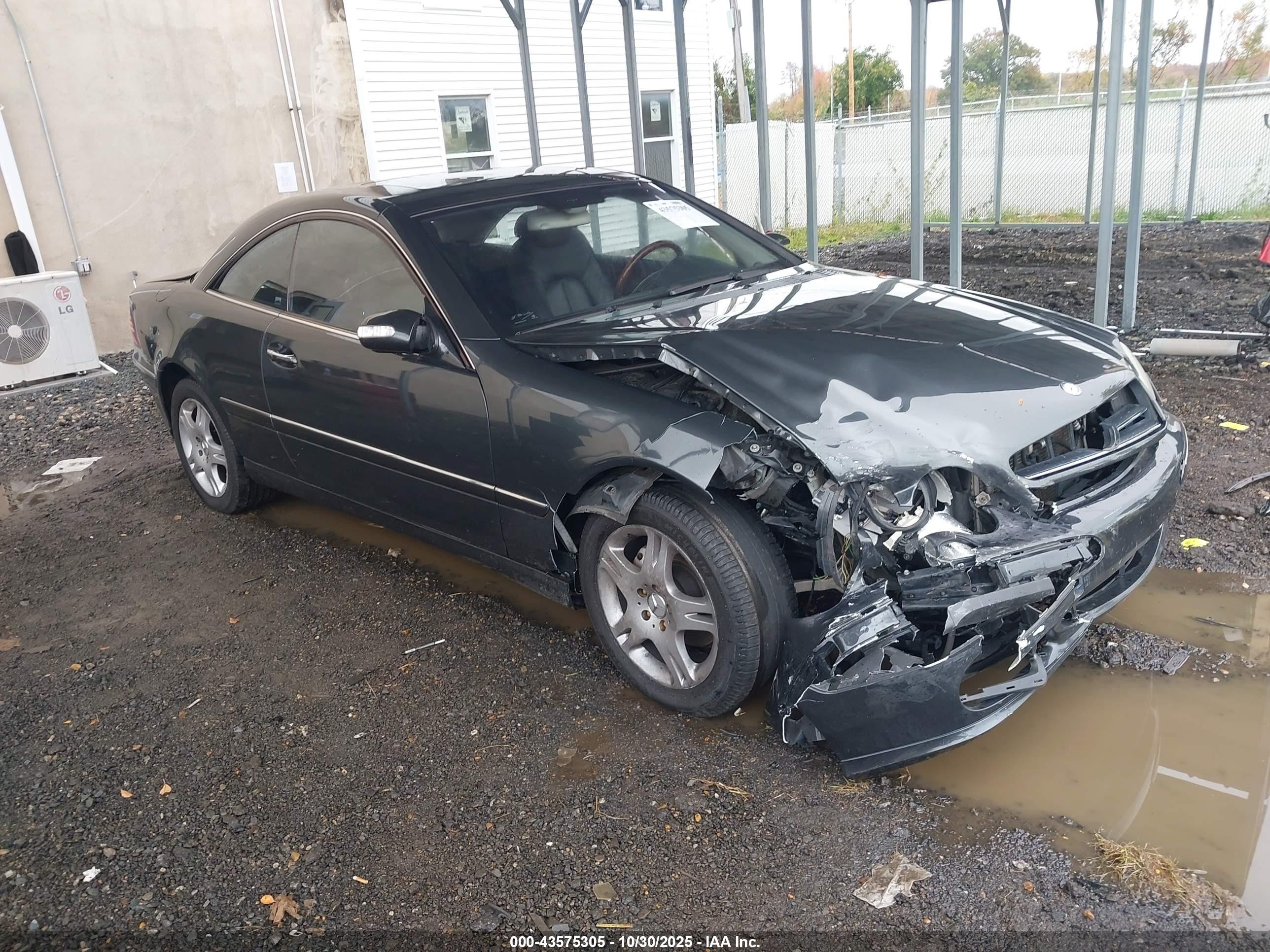2004 Mercedes-benz Cl 500   Gray vin: WDBPJ75J14A039782