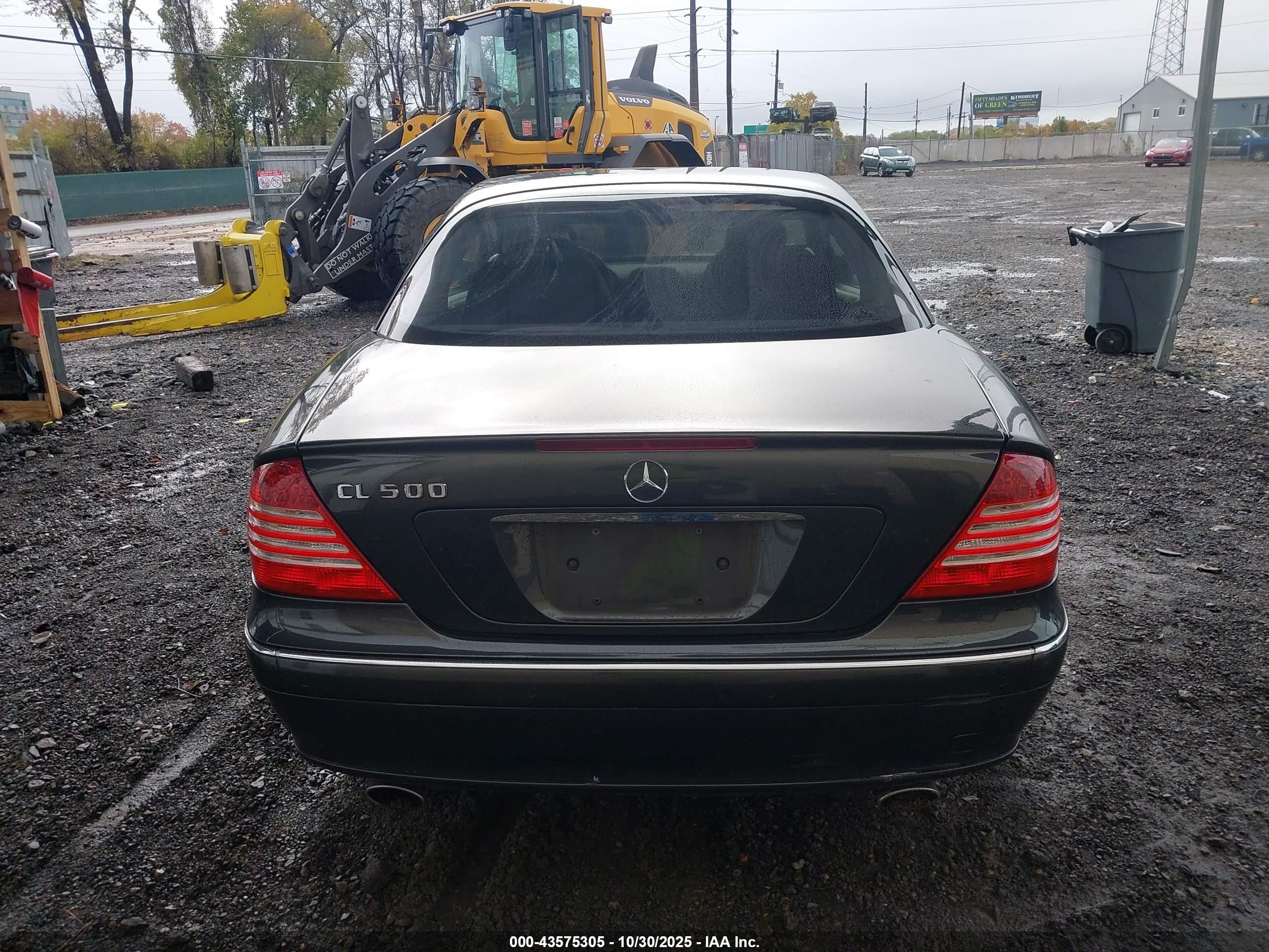 2004 Mercedes-benz Cl 500   Gray vin: WDBPJ75J14A039782
