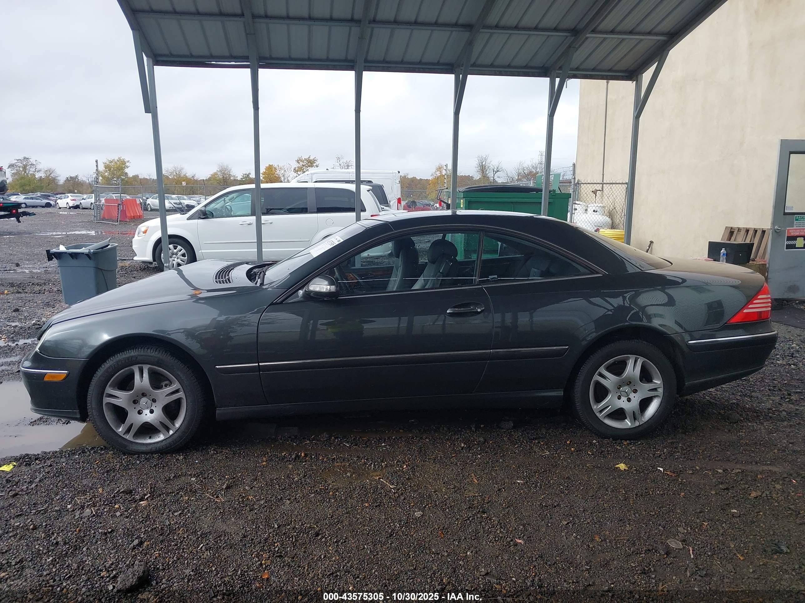 2004 Mercedes-benz Cl 500   Gray vin: WDBPJ75J14A039782