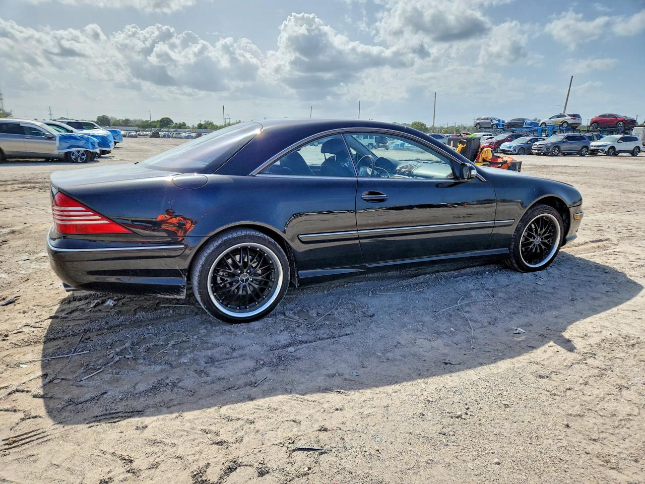 2004 Mercedes-benz Cl 500 Black vin: WDBPJ75J14A041273