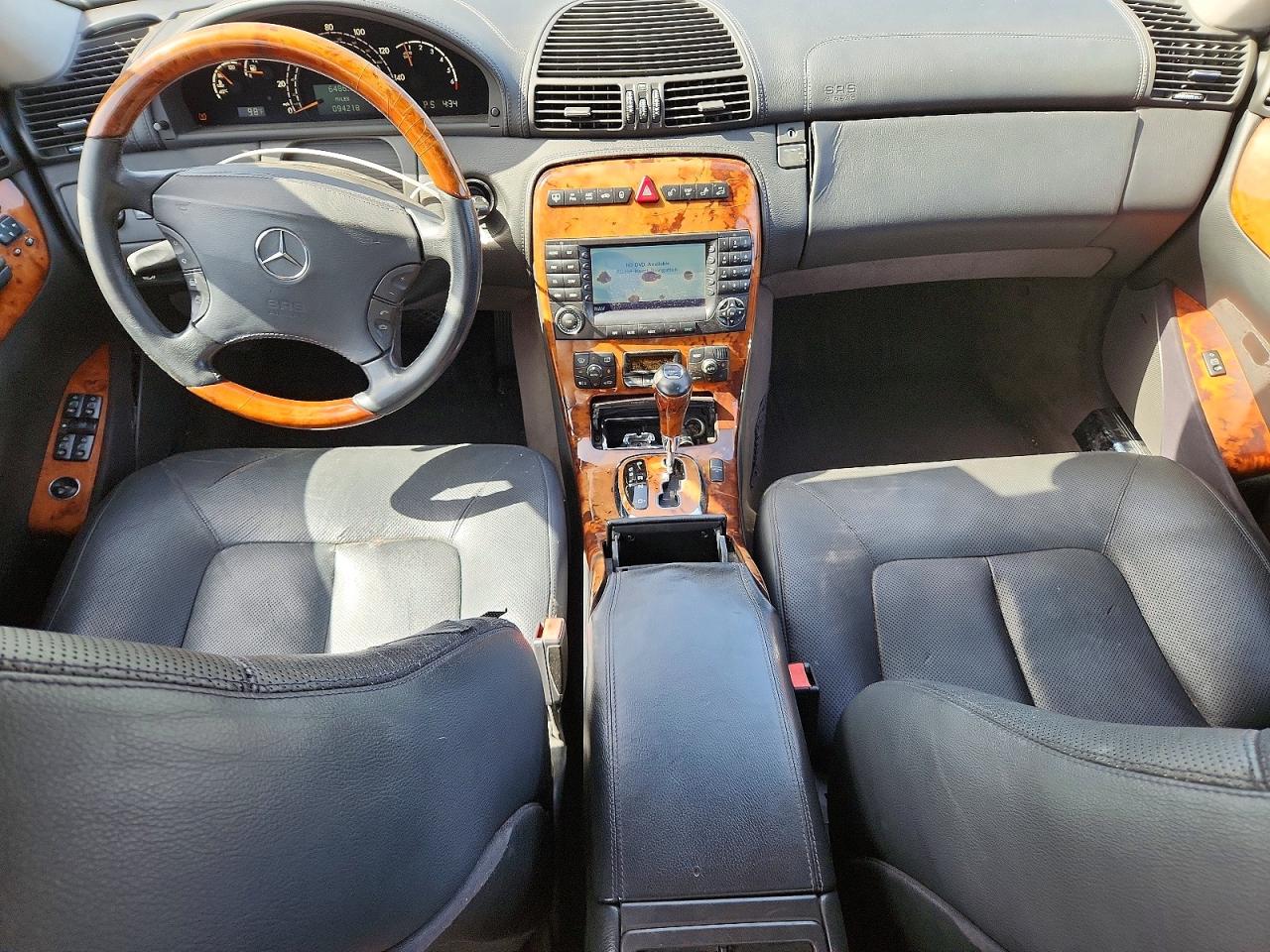 2004 Mercedes-benz Cl 500 Black vin: WDBPJ75J14A041273