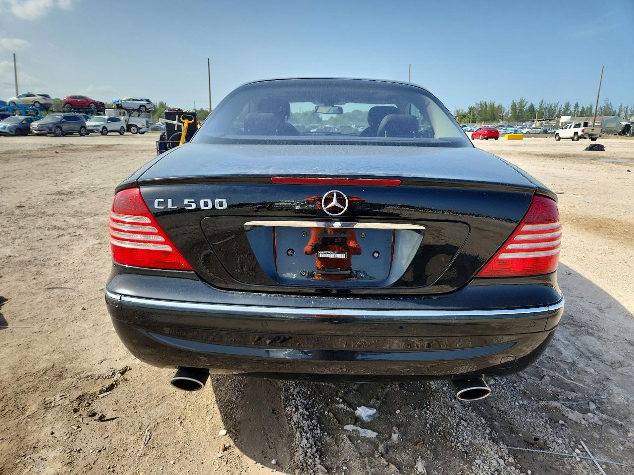 2004 Mercedes-benz Cl 500 Black vin: WDBPJ75J14A041273