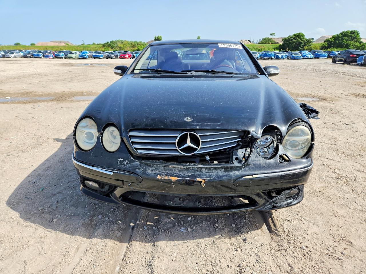 2004 Mercedes-benz Cl 500 Black vin: WDBPJ75J14A041273