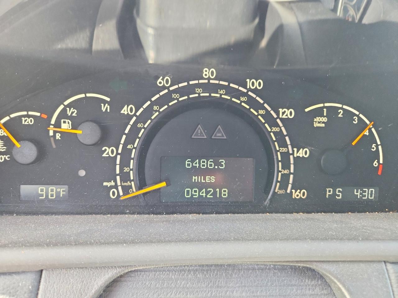 2004 Mercedes-benz Cl 500 Black vin: WDBPJ75J14A041273
