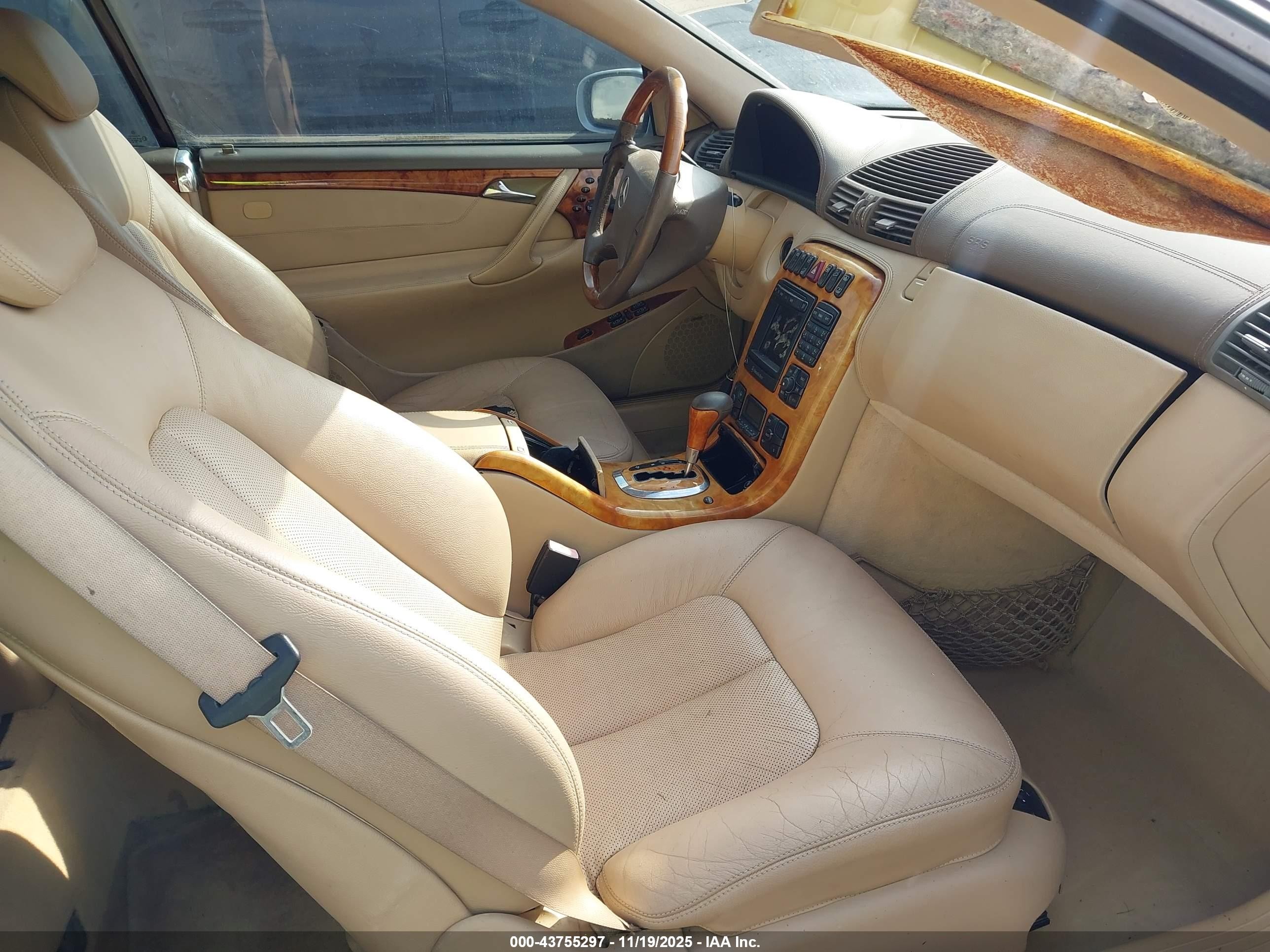 2002 Mercedes-benz Cl 500   Серебряный vin: WDBPJ75J22A021787