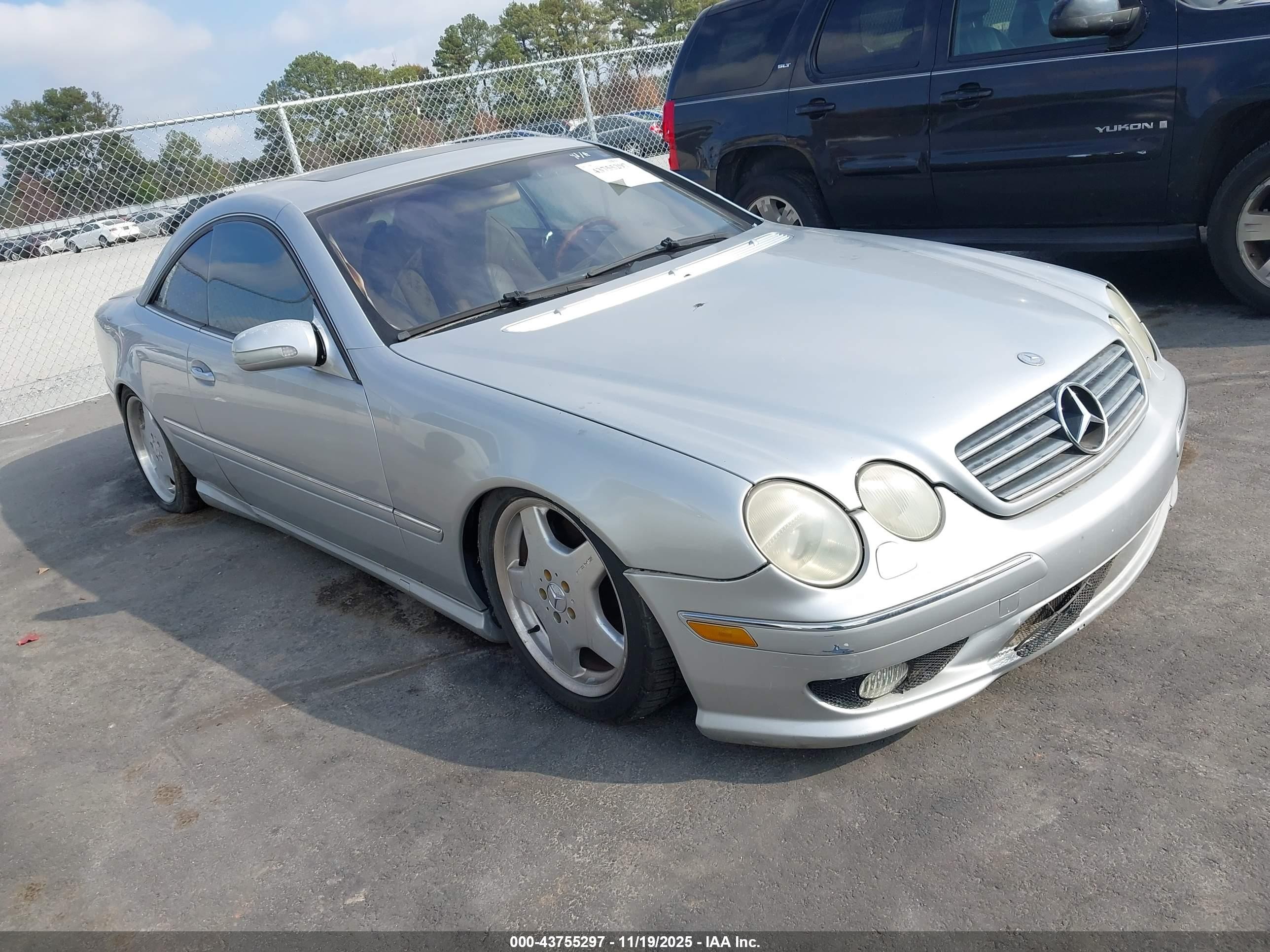2002 Mercedes-benz Cl 500   Серебряный vin: WDBPJ75J22A021787
