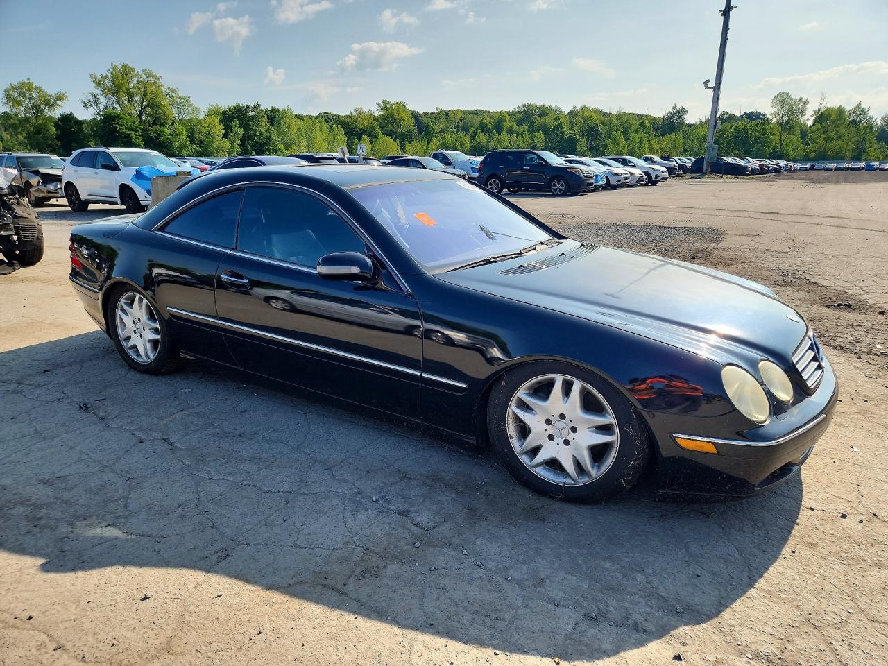 2002 Mercedes-benz Cl 500 Черный vin: WDBPJ75J22A028786