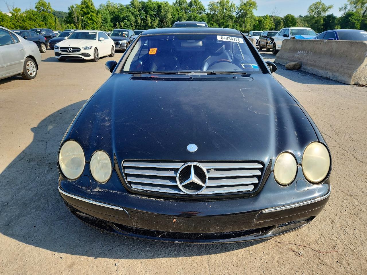 2002 Mercedes-benz Cl 500 Черный vin: WDBPJ75J22A028786