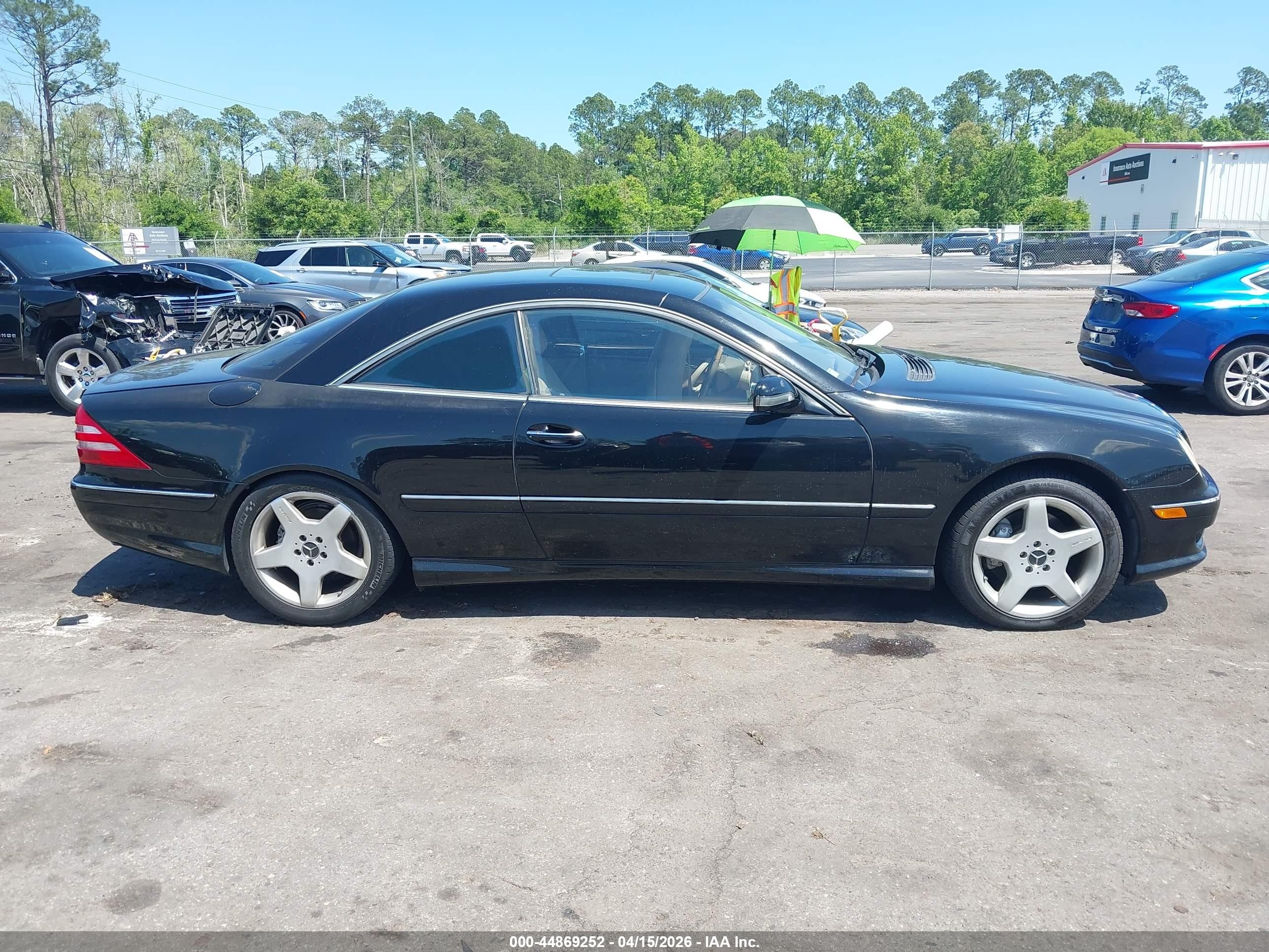 2002 Mercedes-benz Cl 500   Черный vin: WDBPJ75J22A030117