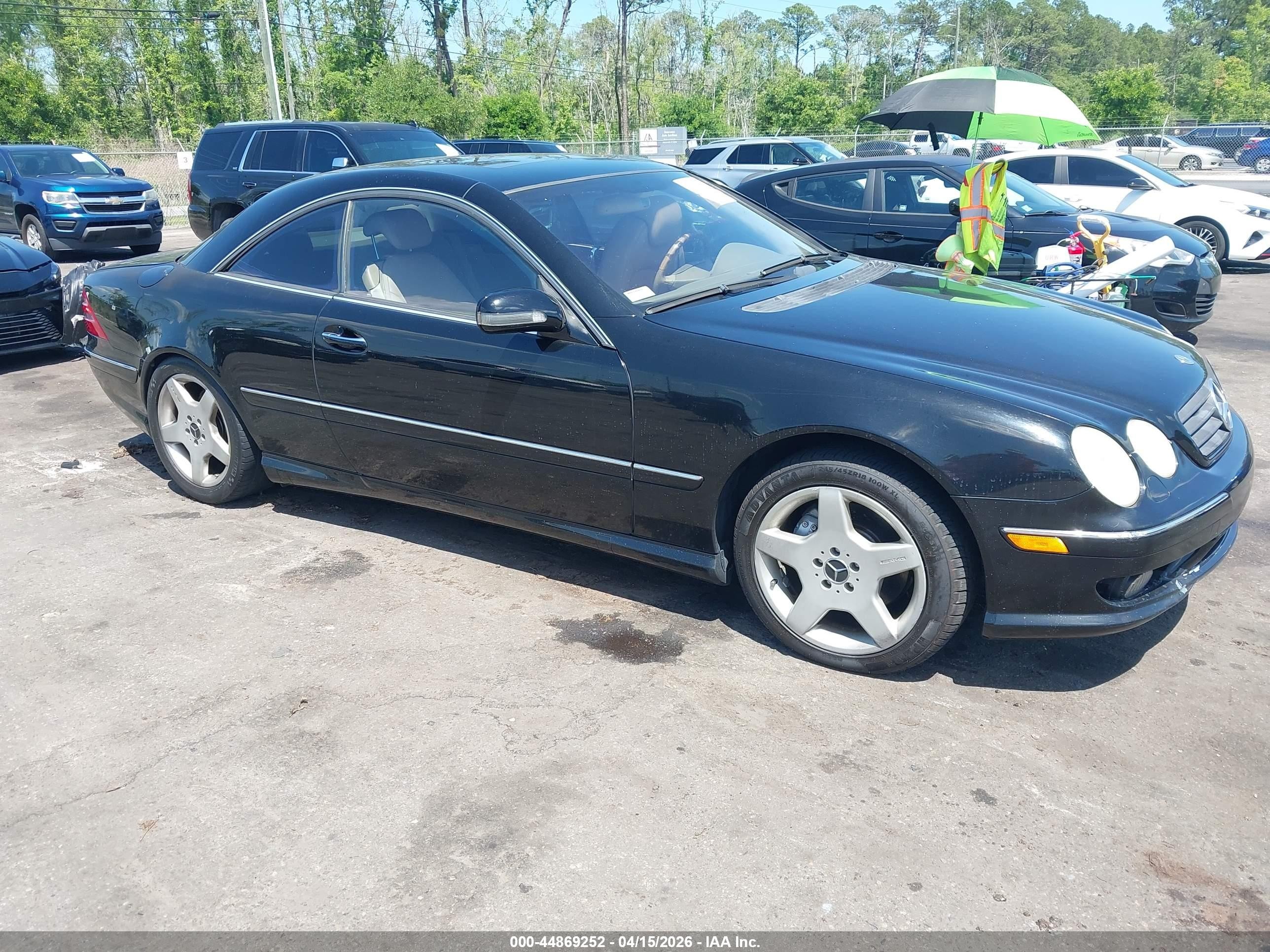 2002 Mercedes-benz Cl 500   Черный vin: WDBPJ75J22A030117