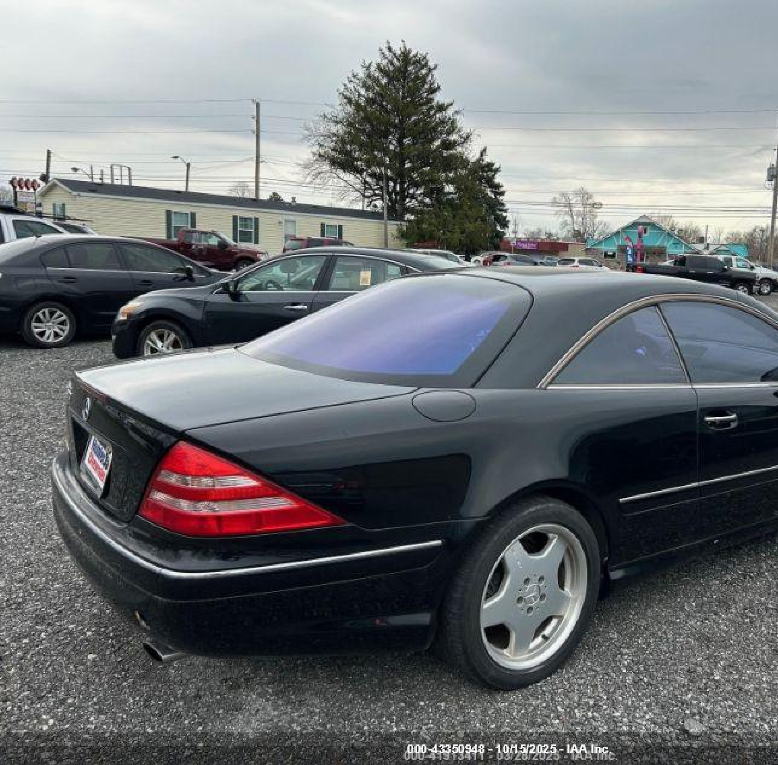 2002 Mercedes-benz Cl 500   Black vin: WDBPJ75J22A030862