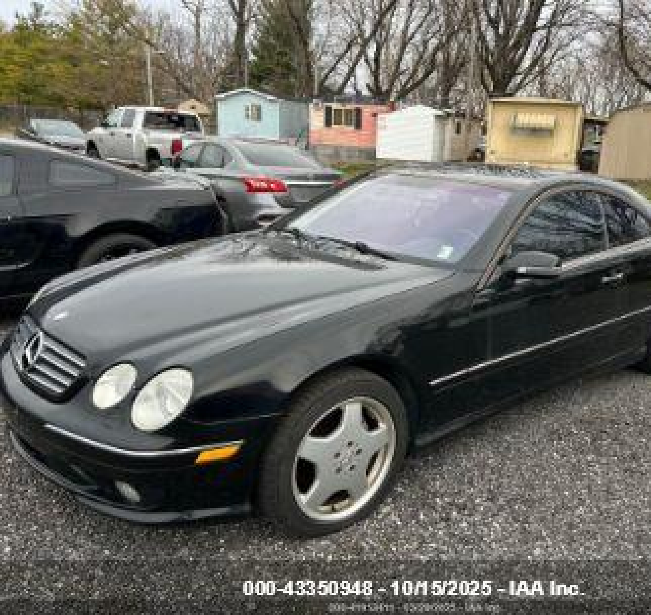 2002 Mercedes-benz Cl 500   Black vin: WDBPJ75J22A030862