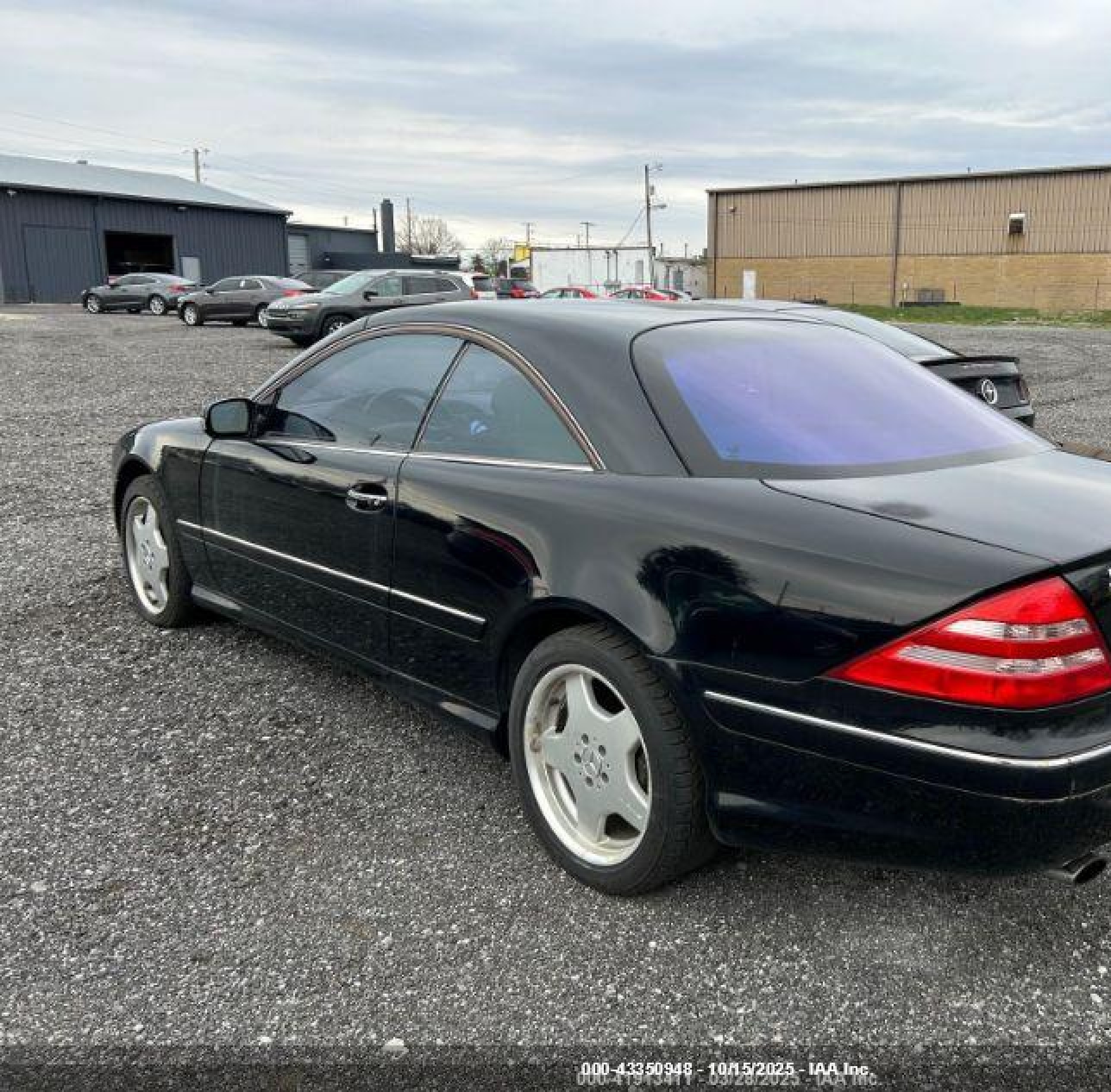 2002 Mercedes-benz Cl 500   Black vin: WDBPJ75J22A030862