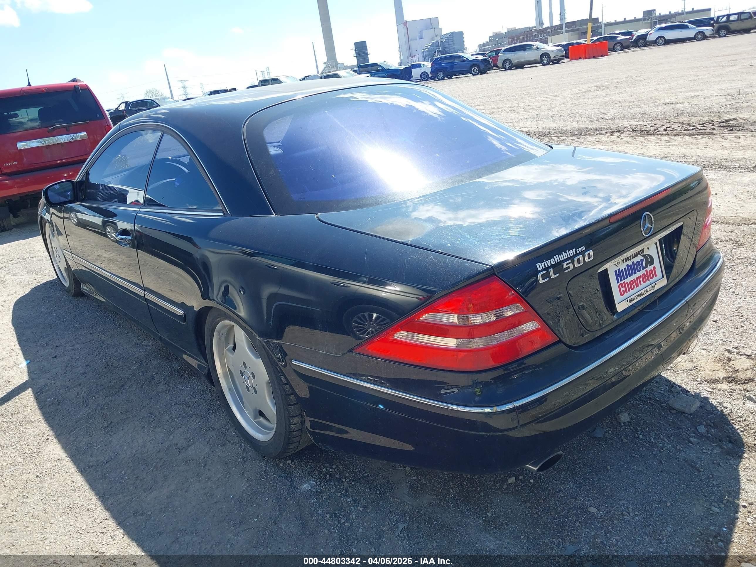 2002 Mercedes-benz Cl 500   Черный vin: WDBPJ75J22A030862