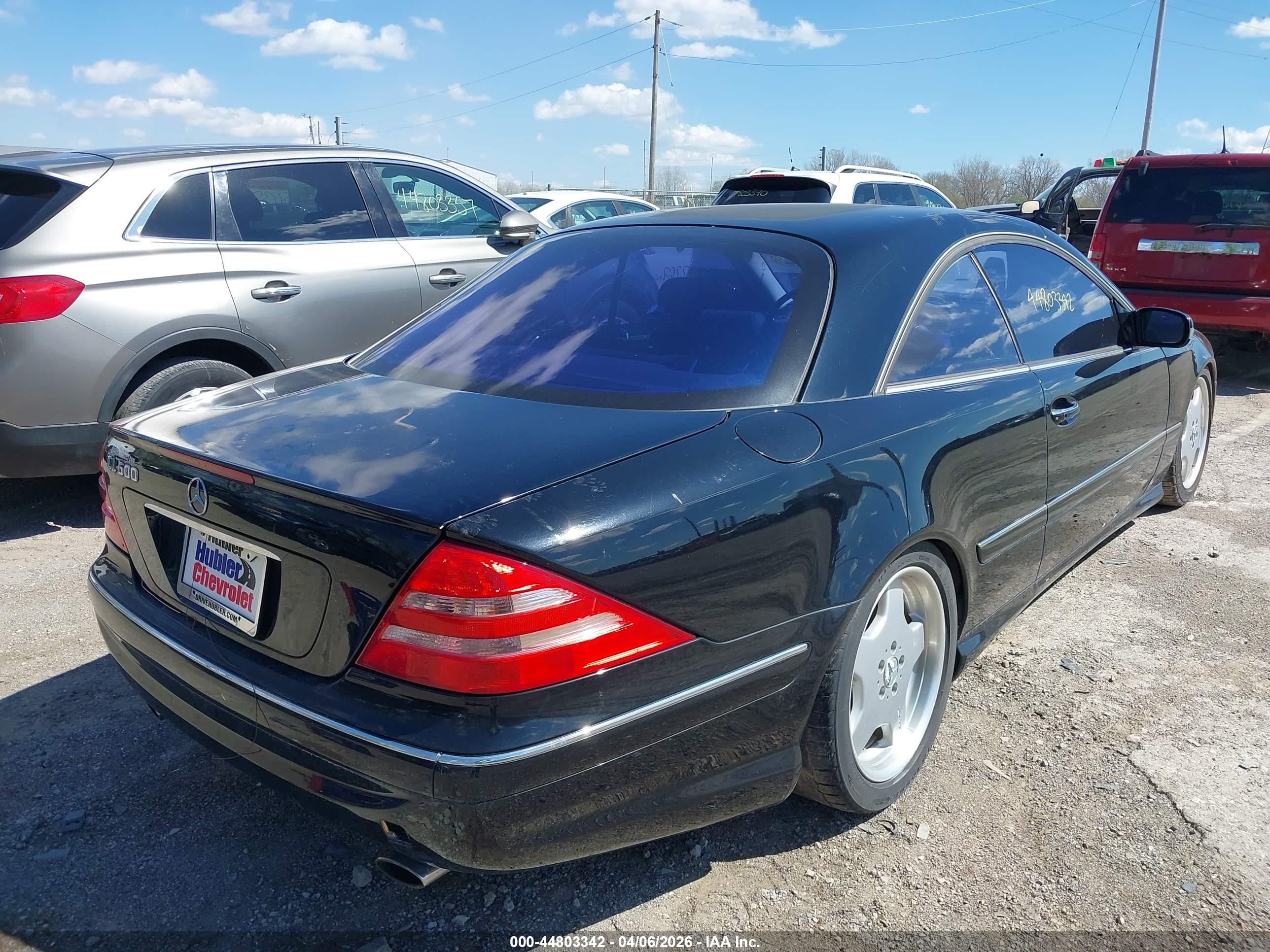 2002 Mercedes-benz Cl 500   Черный vin: WDBPJ75J22A030862
