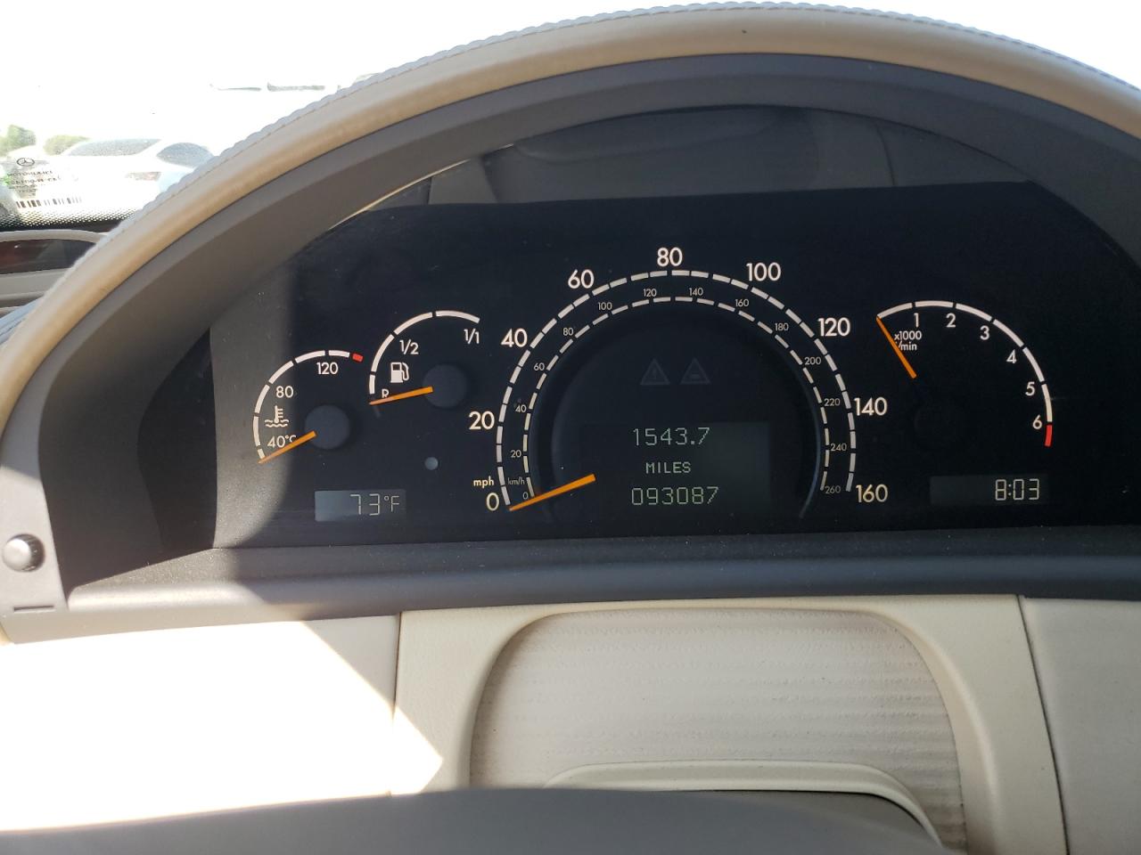 2004 Mercedes-benz Cl 500 Gold vin: WDBPJ75J24A040231