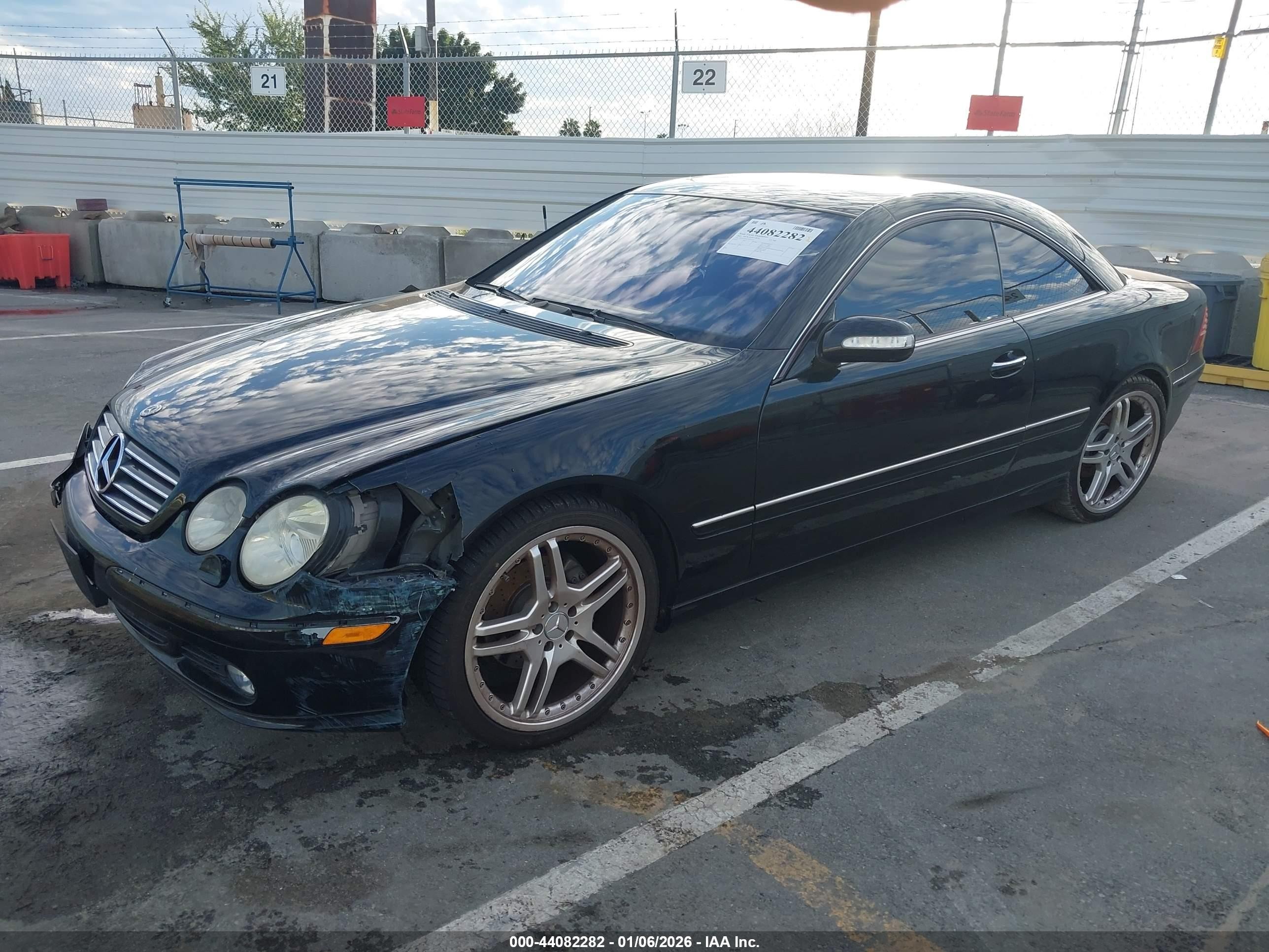 2005 Mercedes-benz Cl 500   Black vin: WDBPJ75J25A044135